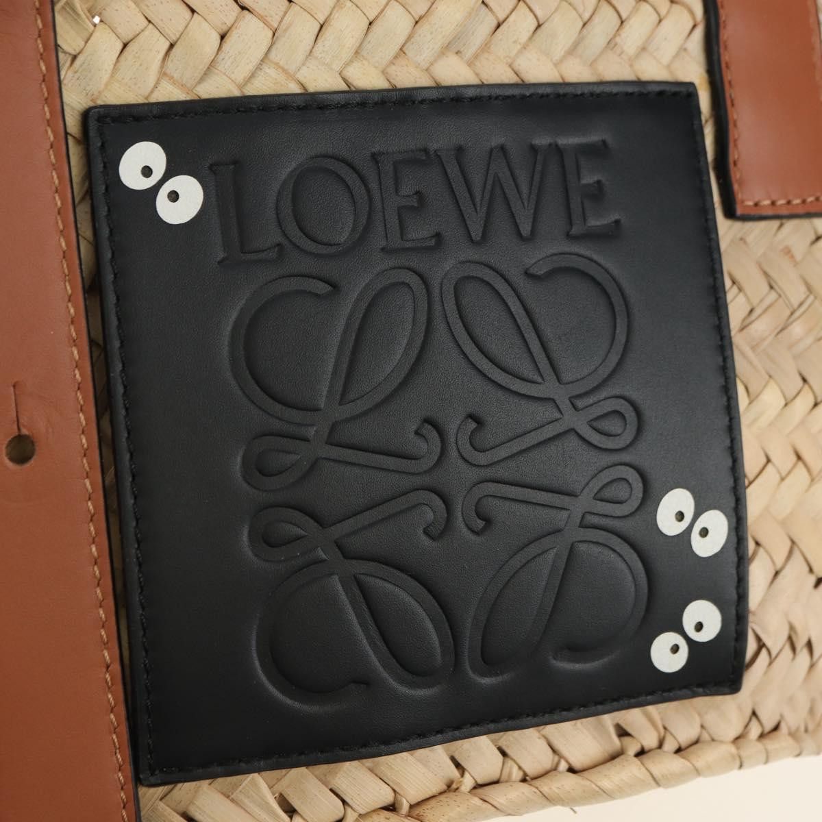 Loewe LOEWE Studio Ghibli Collaboration Hand Bag Raffia Beige Auth Size ONE SIZE - 17 Thumbnail