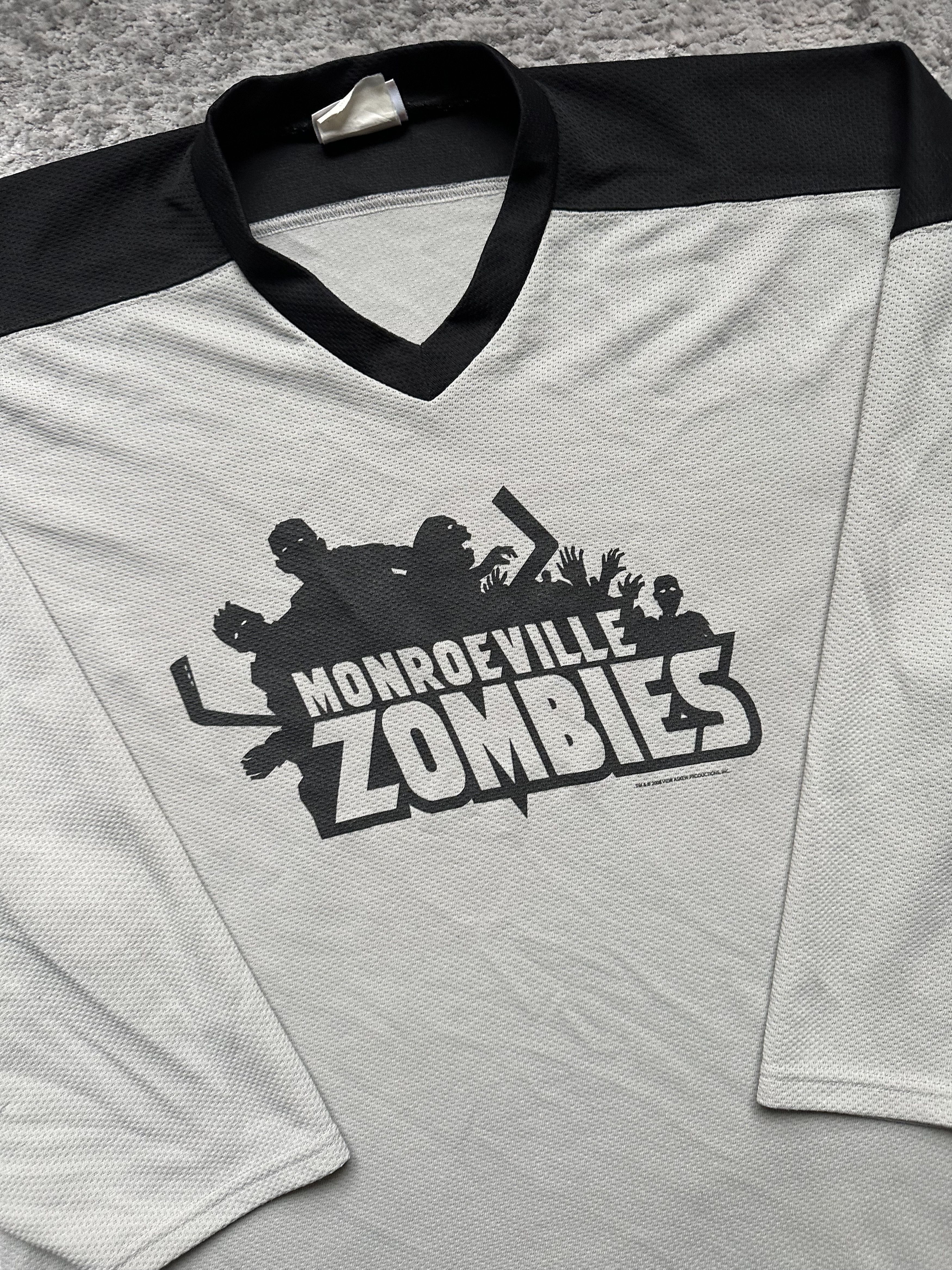 Vintage Monroeville Zombies vintage jersey long sleeve Size US XL / EU 56 / 4 - 2 Thumbnail