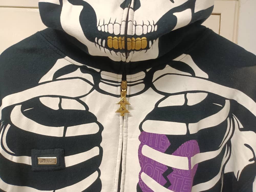 LRG LRG Lifted Research Group Dead Serious Hoodie (minor faded) Size US XXL / EU 58 / 5 - 6 Thumbnail