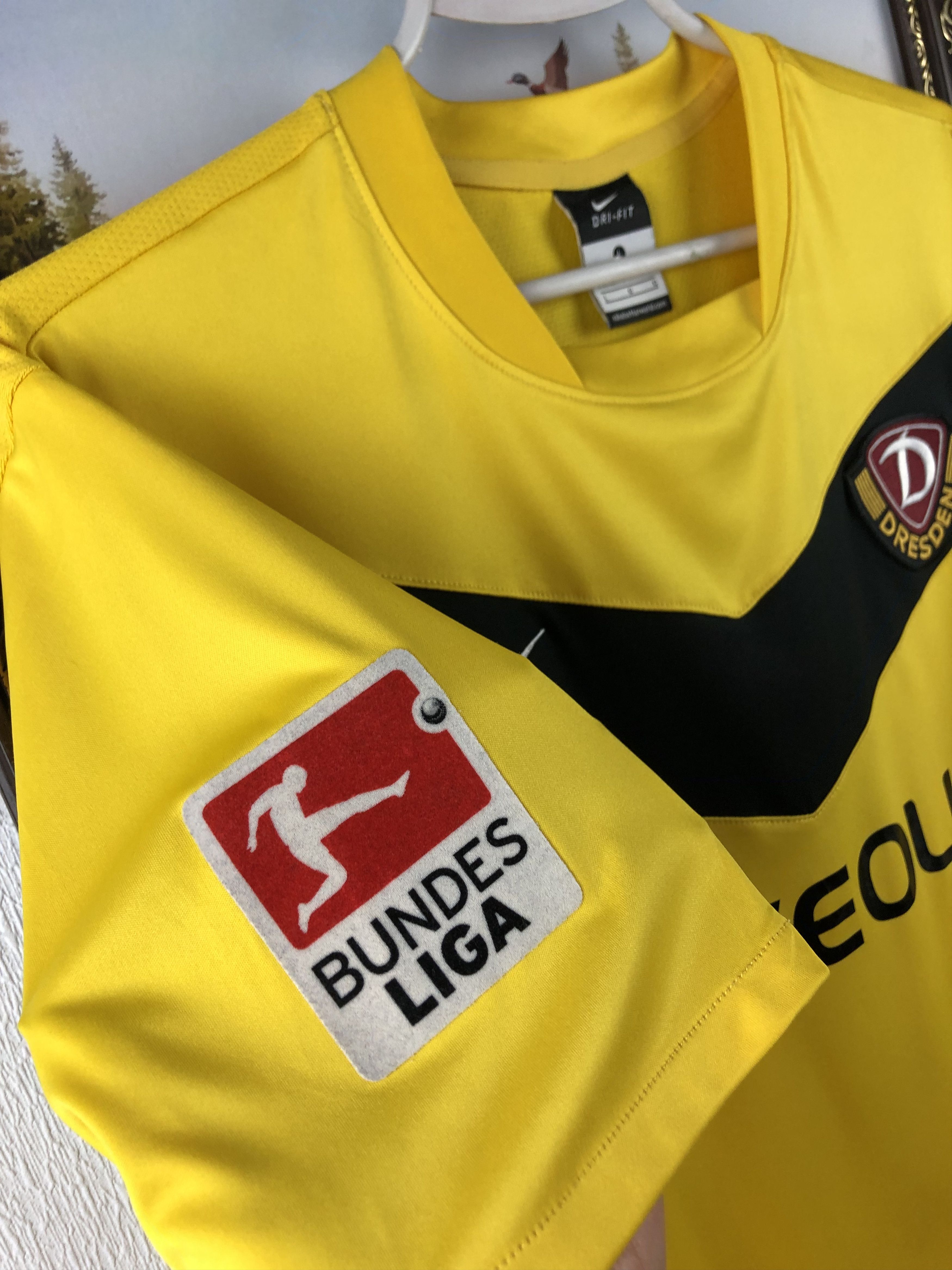 Nike Dynamo Dresden shirt 2011 Soccer Koch Jersey Player Issue Size US L / EU 52-54 / 3 - 10 Thumbnail