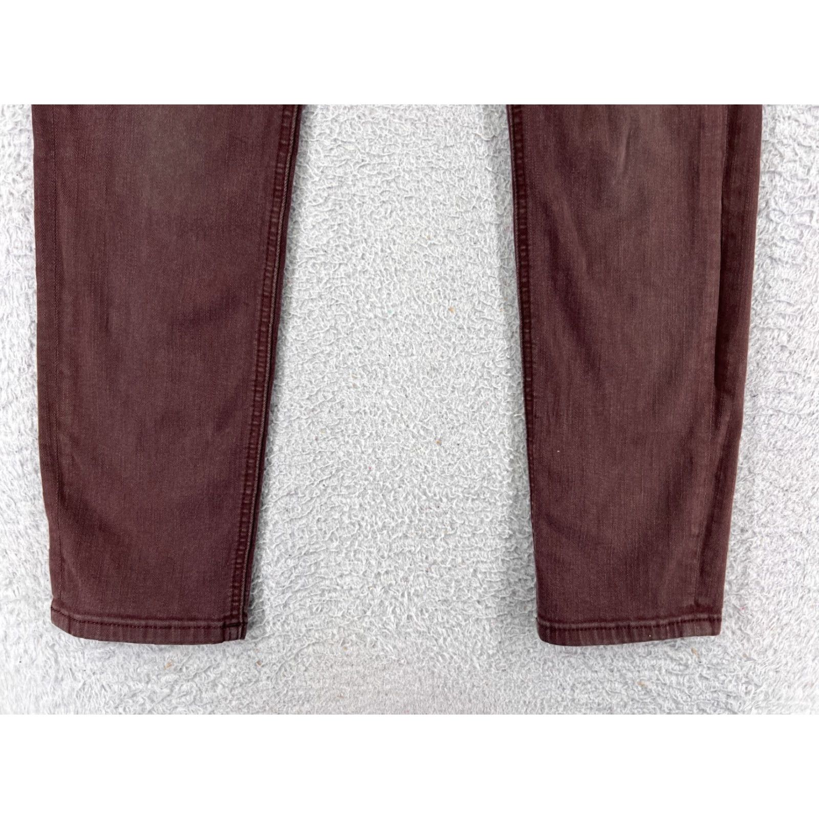Miss Me Miss Me Jeans Women 30 Red Denim Skinny Pants 27x27 Womans Regular 5-Pocket Distressed Stretch Cotton Blend Vintage No Size 30" / US 8 / IT 44 - 2 Thumbnail