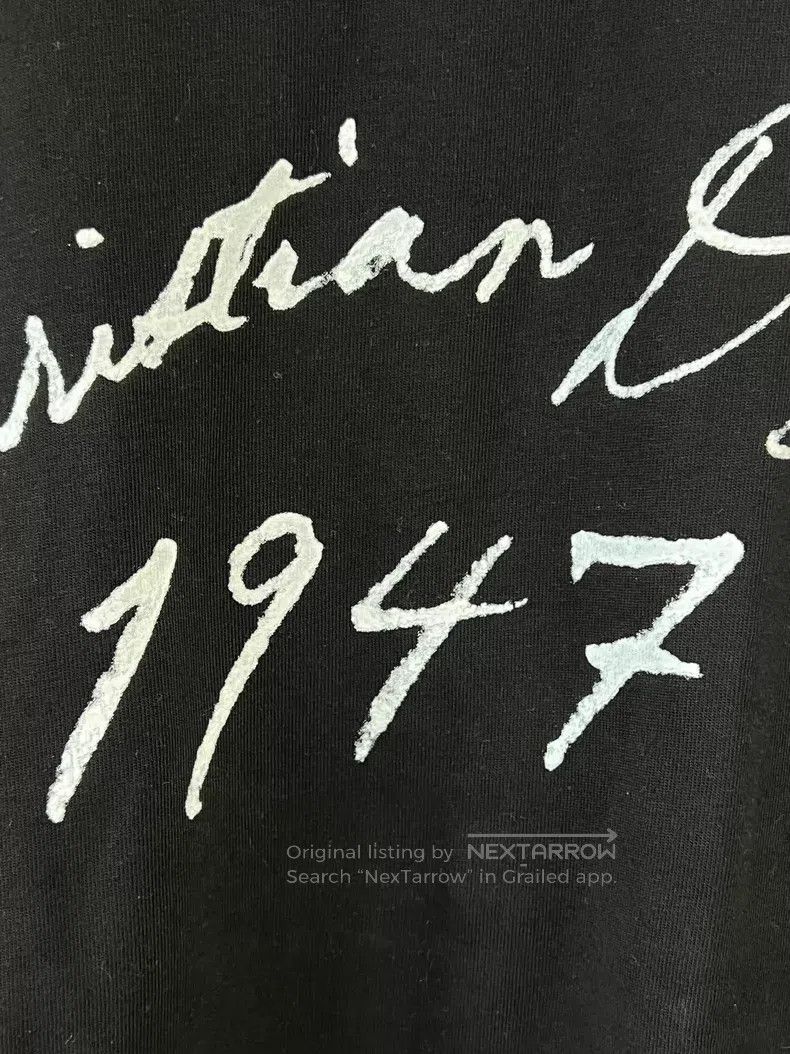 Dior Dior Black 1947 signature T-shirt Size US M / EU 48-50 / 2 - 5 Thumbnail
