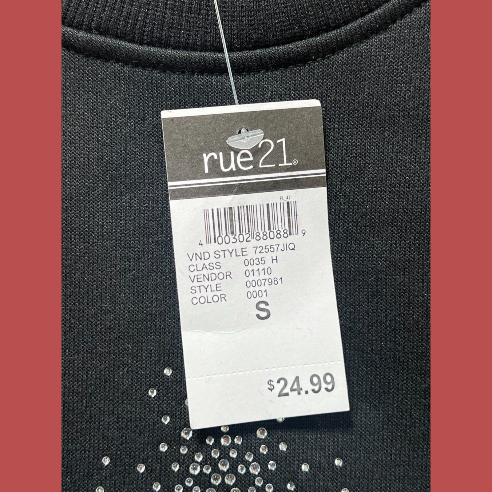 rue21 Rue 21 - Women's Long Sleeve Casual Sweater - Black - Small Size S / US 4 / IT 40 - 7 Thumbnail
