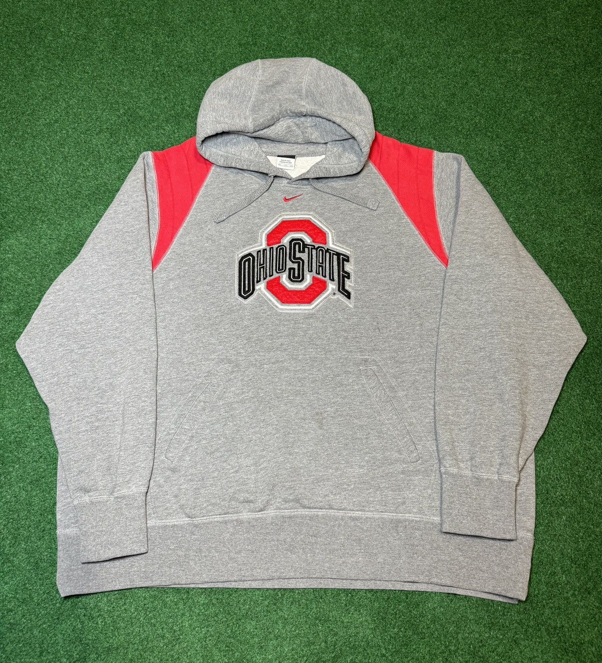 Nike Nike Ohio State Center Check Swoosh Scott Pullover Hoodie Size US XXL / EU 58 / 5 - 1 Thumbnail