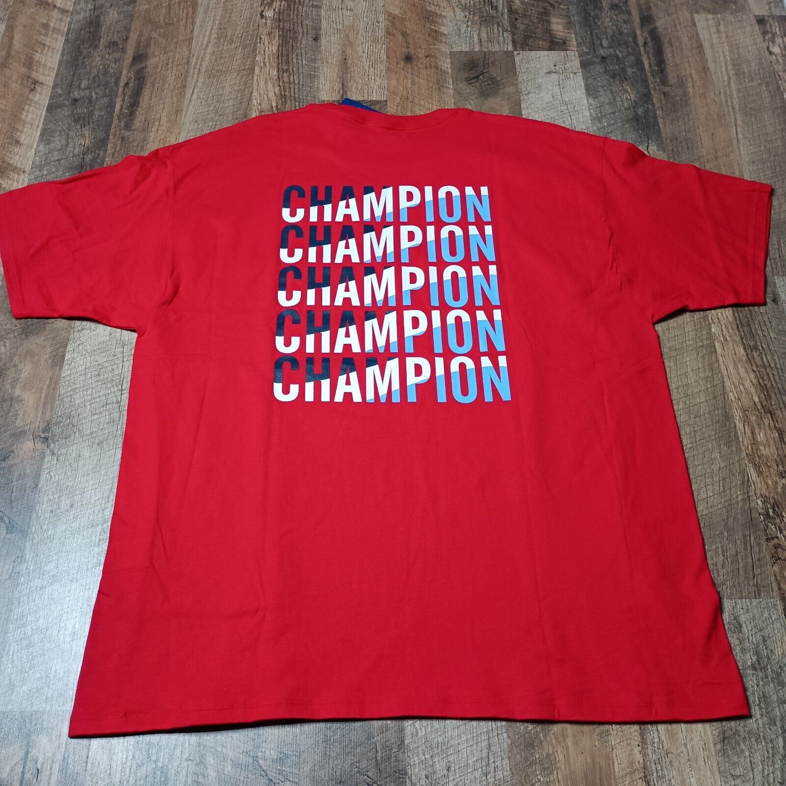 Champion Champion T-Shirt Men's 2XL XXL Double Sided Scarlet Red Size US XXL / EU 58 / 5 - 7 Thumbnail