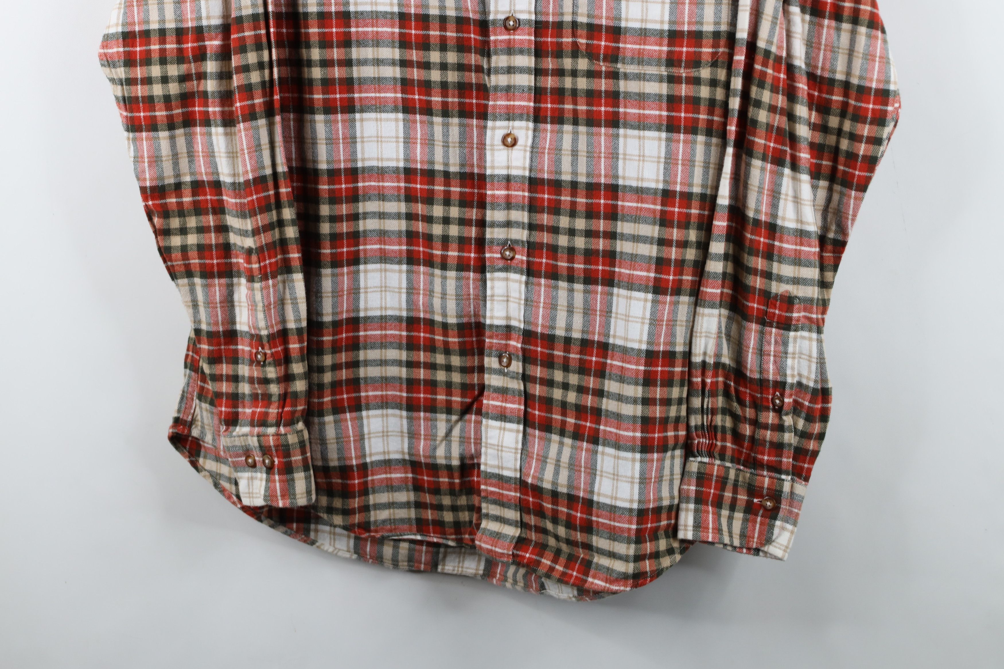 Brooks Brothers Vintage Brooks Brothers Flannel Collared Button Down Shirt Size US L / EU 52-54 / 3 - 3 Thumbnail