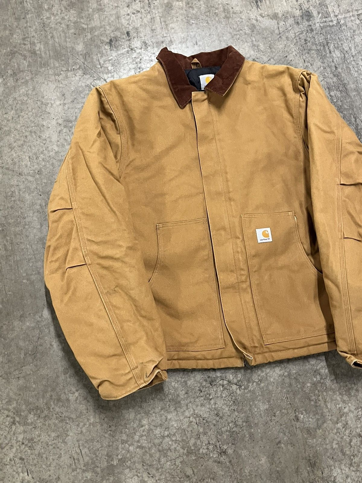 Carhartt × Vintage Carhartt vintage tan workwear jacket hype streetwear Size US XL / EU 56 / 4 - 4 Thumbnail