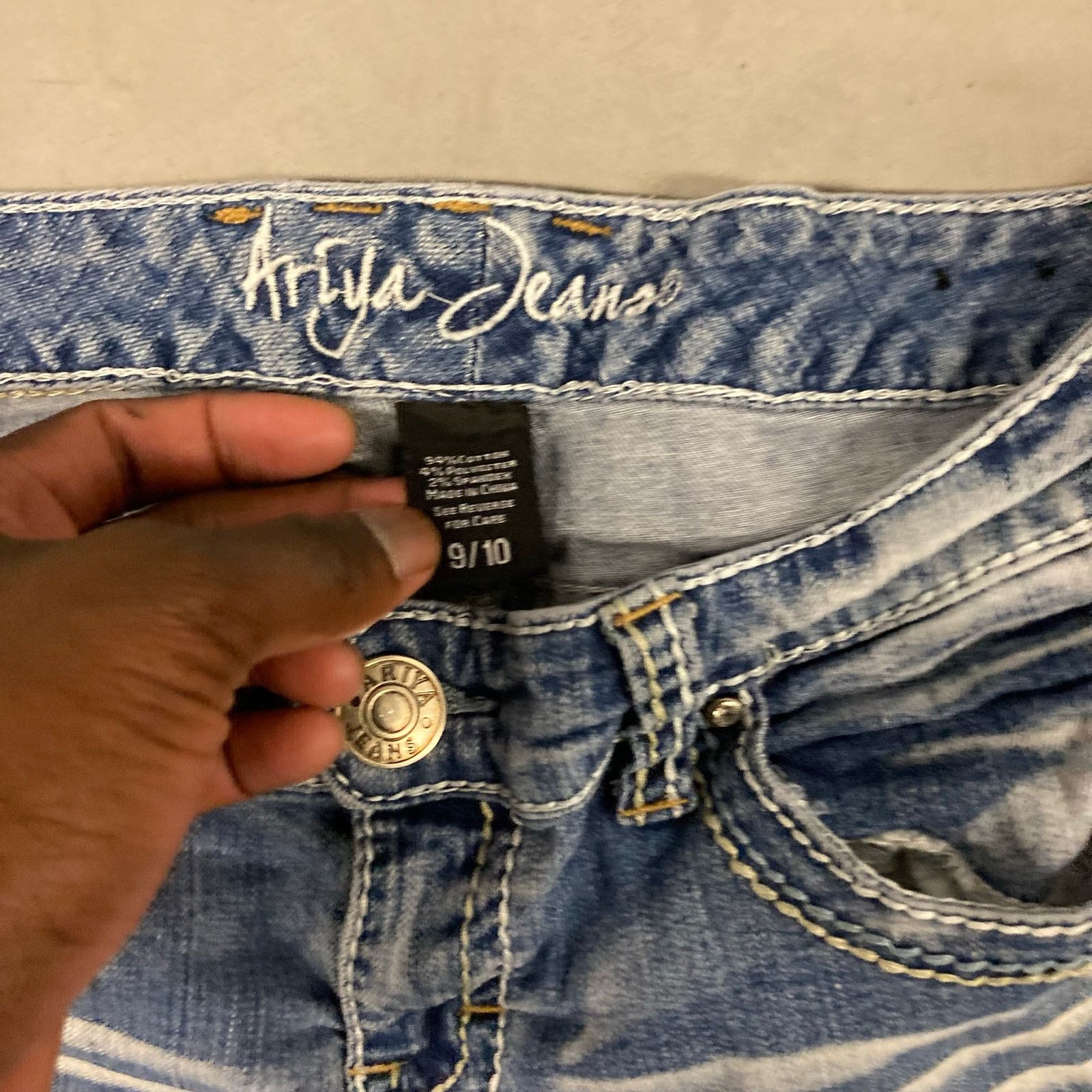 Vintage Y2K low rise Arya western bootcut jeans 29x31 Size 32" / US 10 / IT 46 - 6 Thumbnail