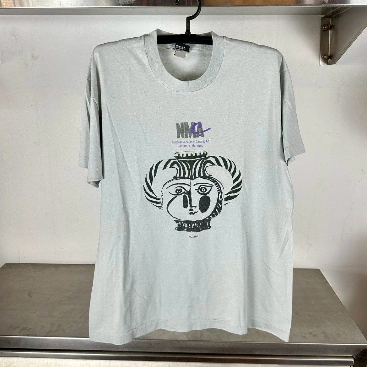 Vintage ​Vtg 90s NMCA Baltimore Picasso Ceramic Art Museum T-shirt Size US XL / EU 56 / 4 - 1 Thumbnail
