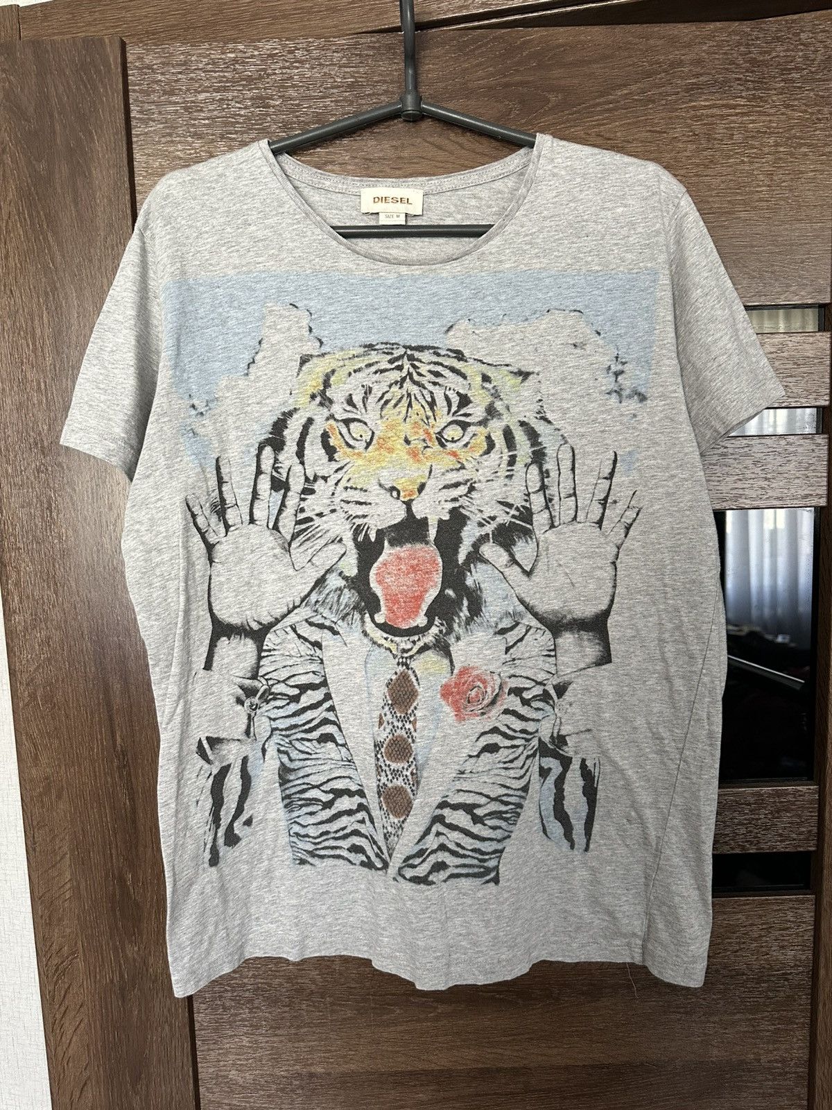 Diesel Diesel Tiger Logo T-Shirt Size US M / EU 48-50 / 2 - 3 Thumbnail
