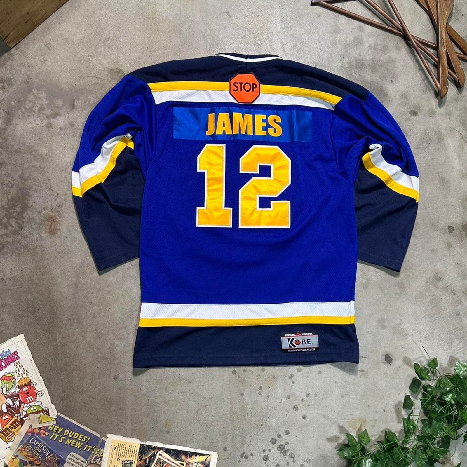 NHL Vintage 90s All Embroidered Hockey Jersey Mens Large Blue Size US L / EU 52-54 / 3 - 2 Thumbnail