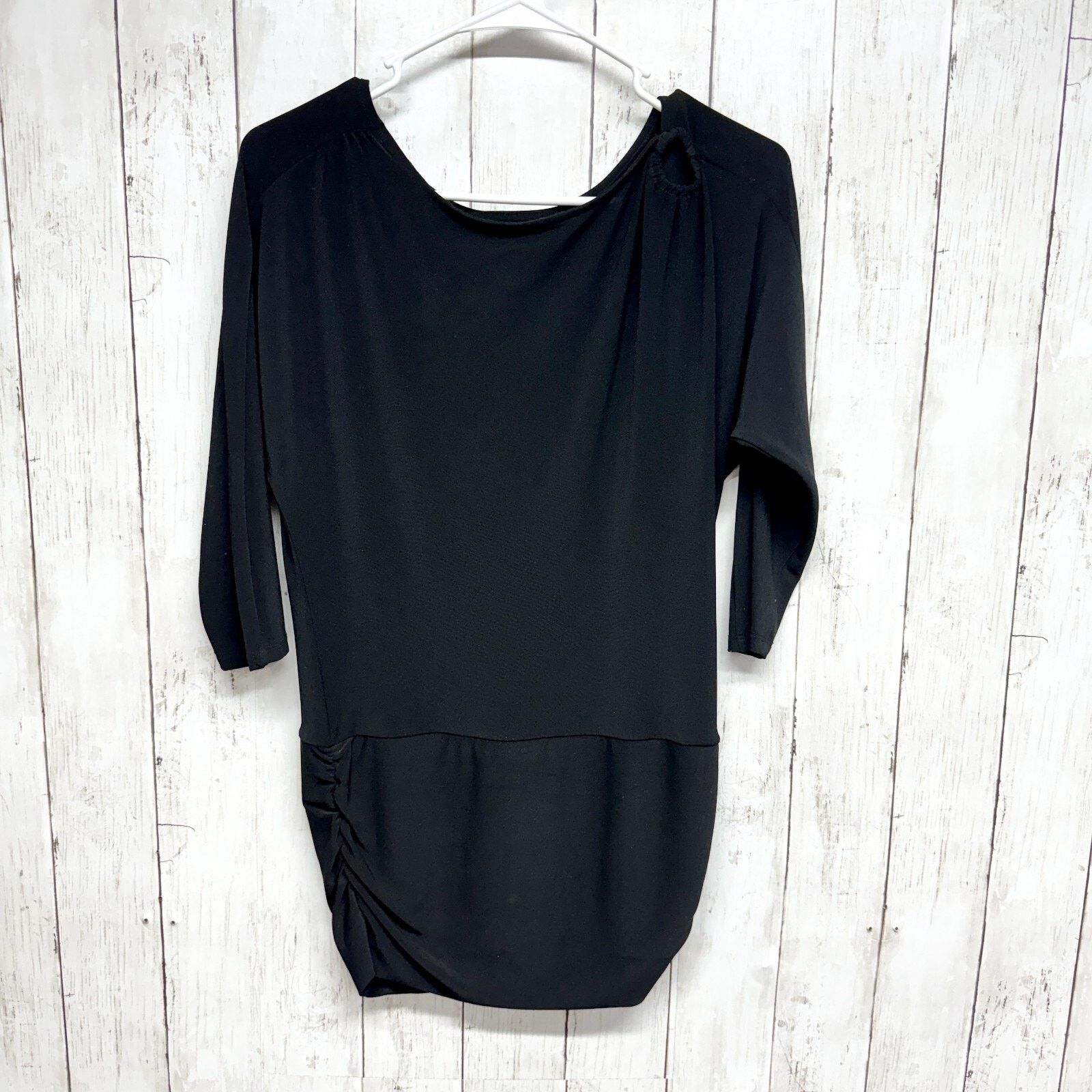 White House Black Market White House Black Market Blouse XXS Swoop Neck Short Sleeve Size XXS / US 00 / IT 34 - 1 Thumbnail