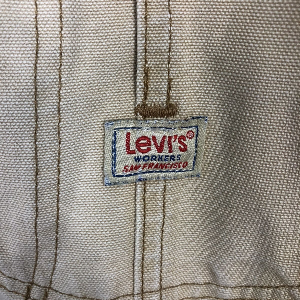 Levi's 🔥VINTAGE CHORE JACKET LEVI’S WORKERS SAN FRANCISCO DETROIT Size US M / EU 48-50 / 2 - 20 Thumbnail