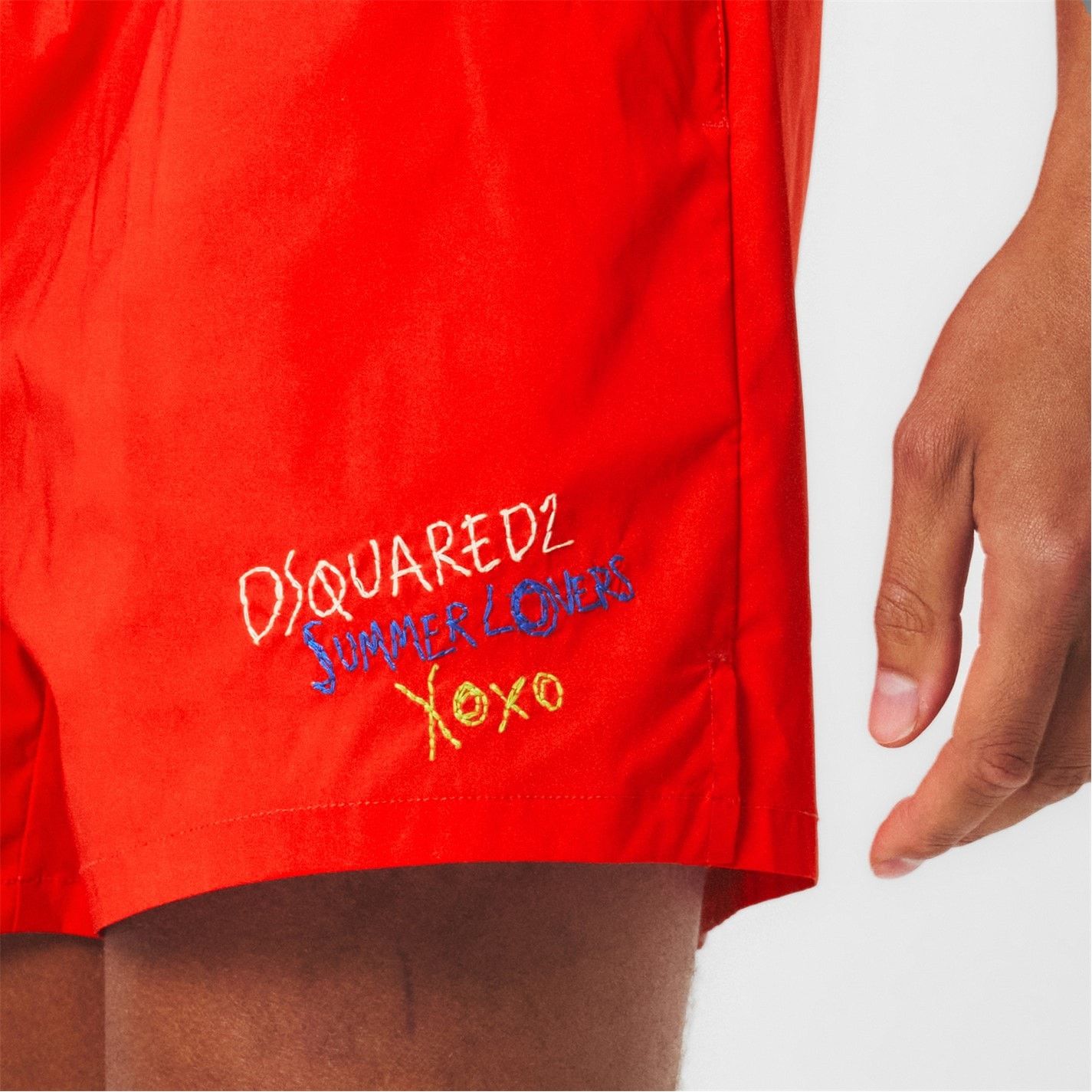 Dsquared2 o1g2r1mq0426 Logo Quick Dry Swim Shorts in Coral Size US 34 / EU 50 - 4 Thumbnail