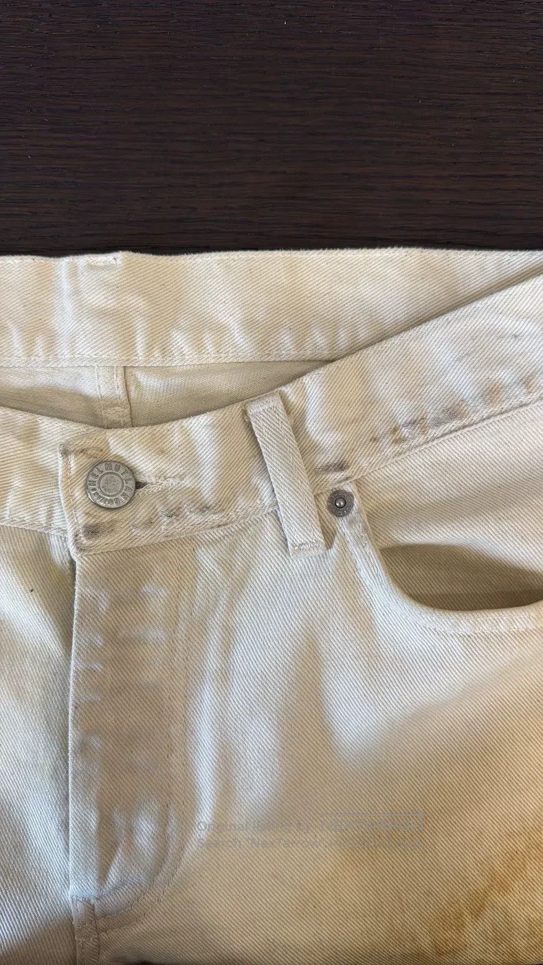Helmut Lang Helmut Lang 1998, Burned, Denim Jeans Size US 30 / EU 46 - 7 Thumbnail