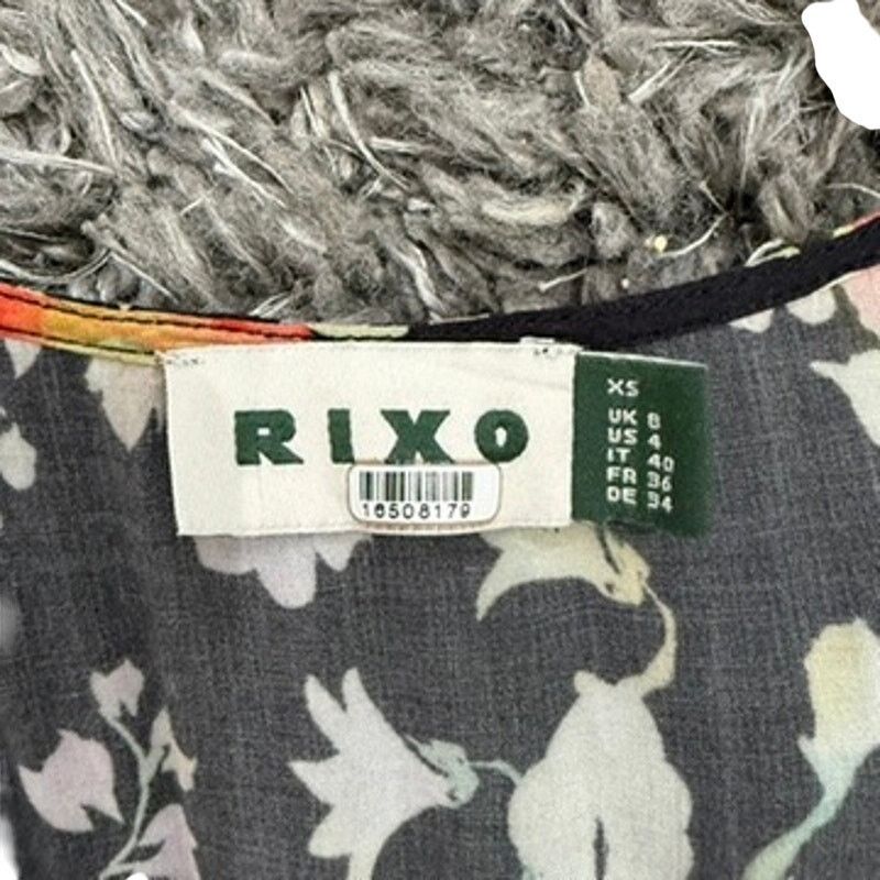 RIXO Rixo Florida Floral Maxi Dress in Black Maxi, Size US 4 Size S / US 4 / IT 40 - 6 Thumbnail