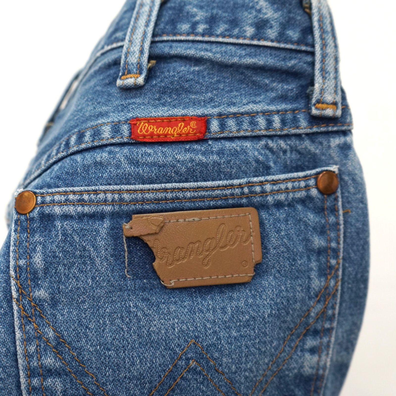Vintage × Wrangler Vintage 90s Wrangler Western Cowgirl Denim Jeans Womens 29 Size 29" - 6 Thumbnail