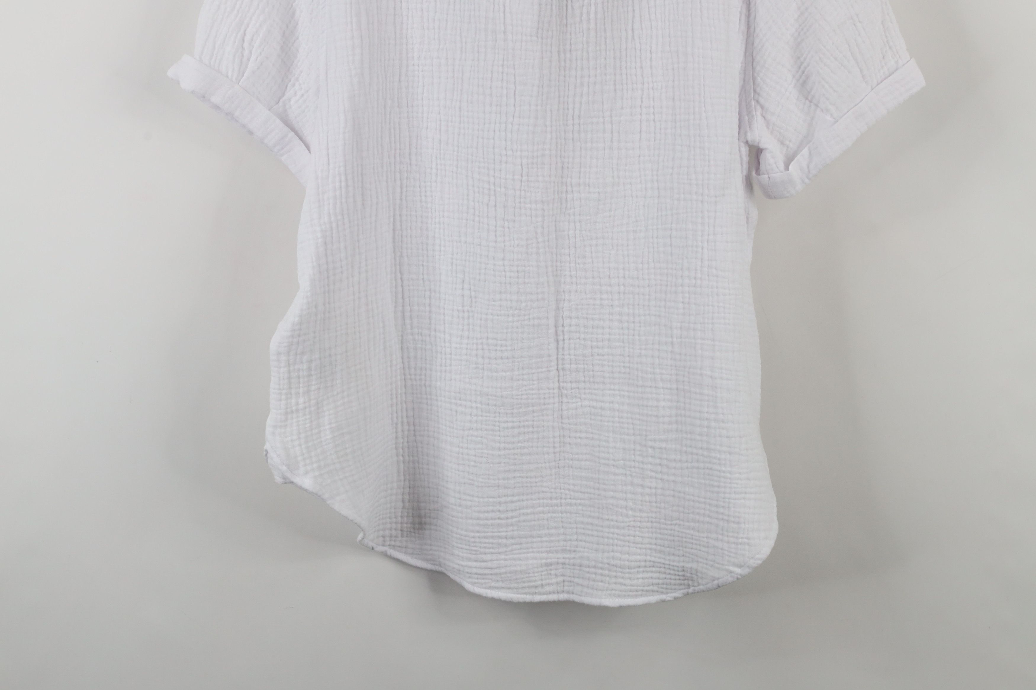 DKNY × Vintage Deadstock Vintage Y2K DKNY Collared Button Shirt White Size S / US 4 / IT 40 - 11 Thumbnail