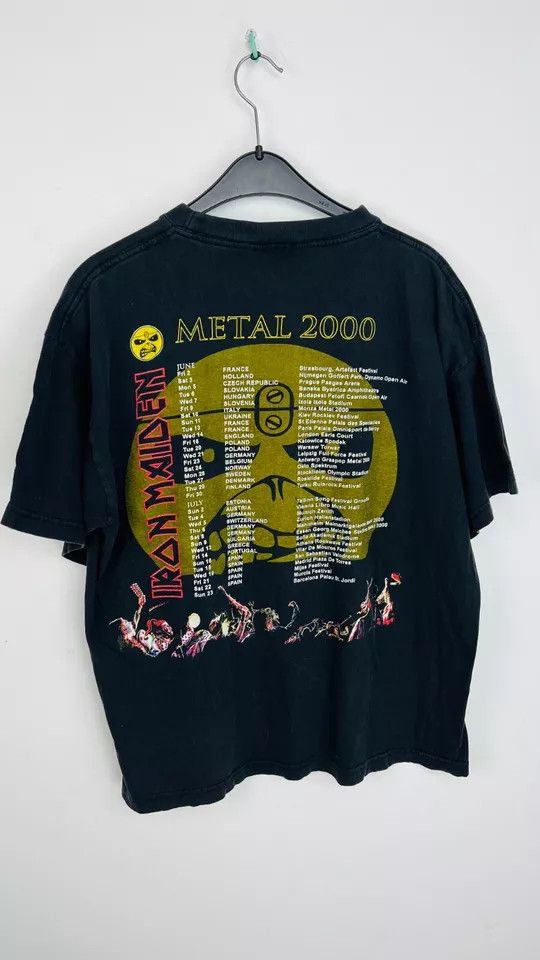 Vintage Iron Maiden t Shirt Bruce Dickinson Official Metal 2000 Size US L / EU 52-54 / 3 - 9 Thumbnail