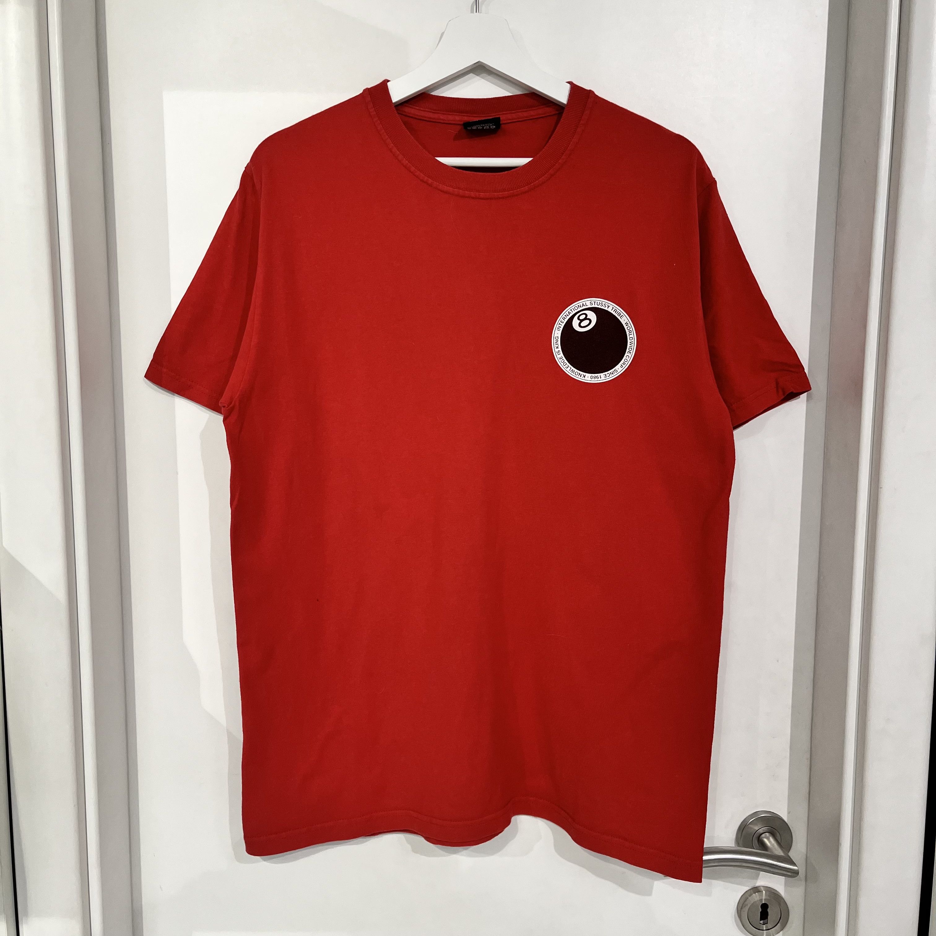 Stussy Stussy 8 Ball Dot Tee Red Size US M / EU 48-50 / 2 - 1 Thumbnail