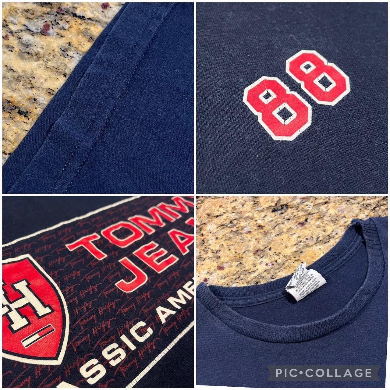 Tommy Hilfiger × Tommy Jeans × Vintage Vintage Tommy Hilfiger Jeans Classic Essential Tee Tshirt Size US L / EU 52-54 / 3 - 3 Thumbnail