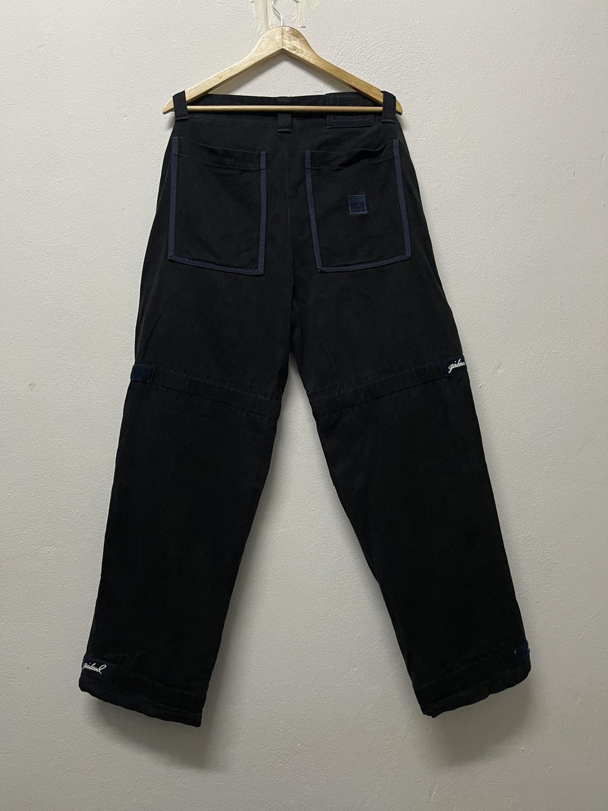 Marithe + Francois Girbaud 2000s MARITHE FRANCOIS GIRBAUD BAGGY STRAP JEANS RARE Size US 32 / EU 48 - 2 Thumbnail