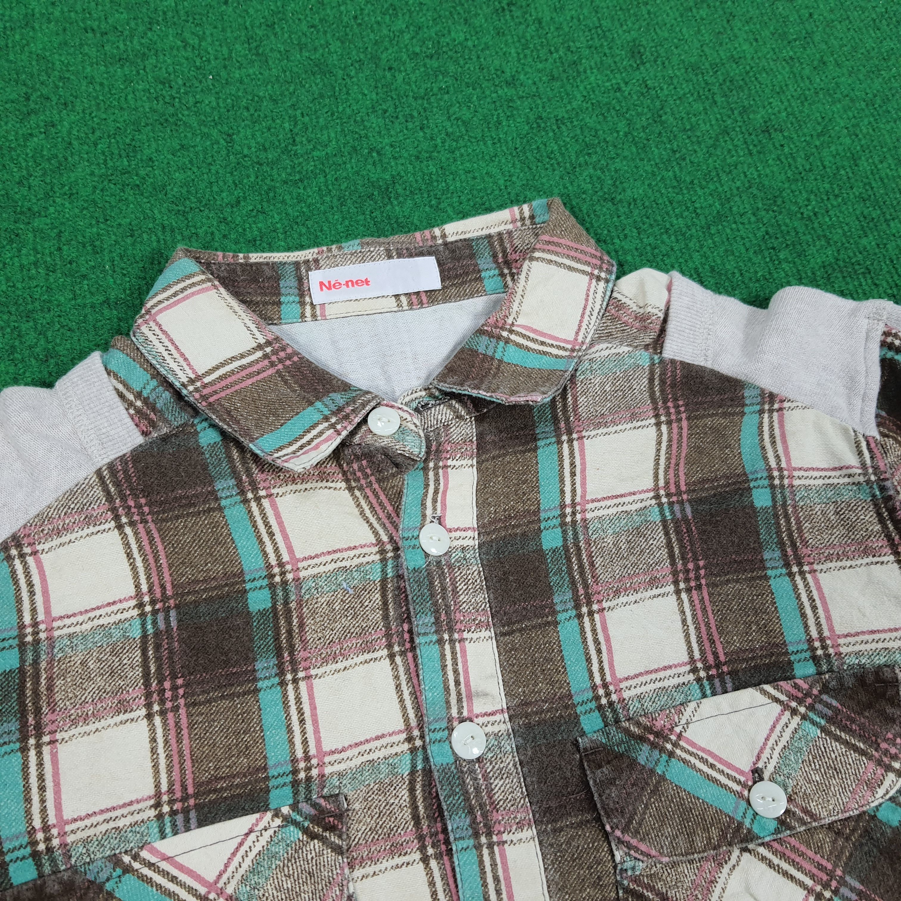 Japanese Brand × Ne-Net × Vintage Vintage Ne-Net Assemblage Designer Button Up Sweatshirt Size US S / EU 44-46 / 1 - 4 Thumbnail