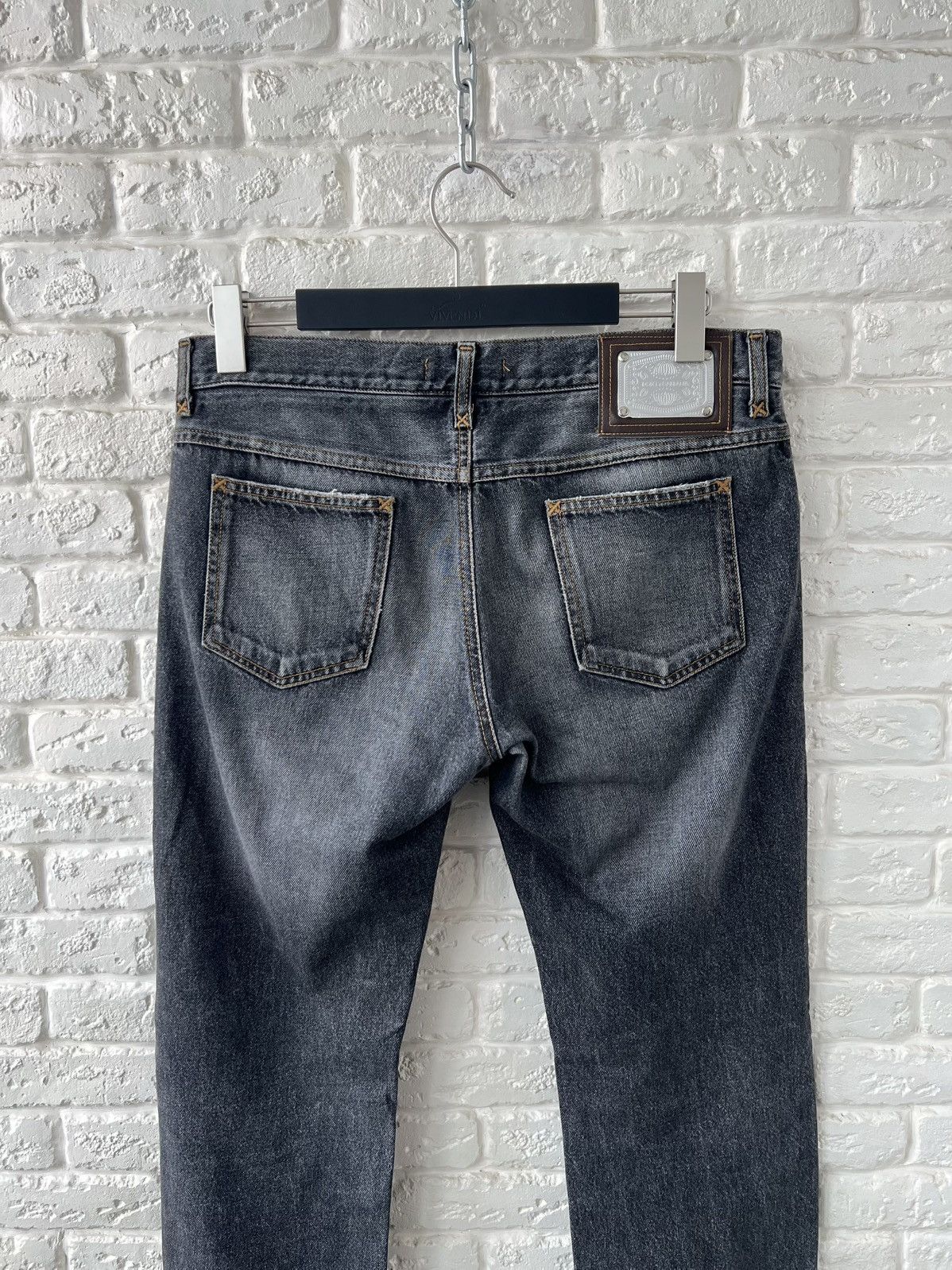 Dolce & Gabbana Dolce&Gabbana Washed Logo Denim Jeans size 48 Size US 32 / EU 48 - 3 Thumbnail
