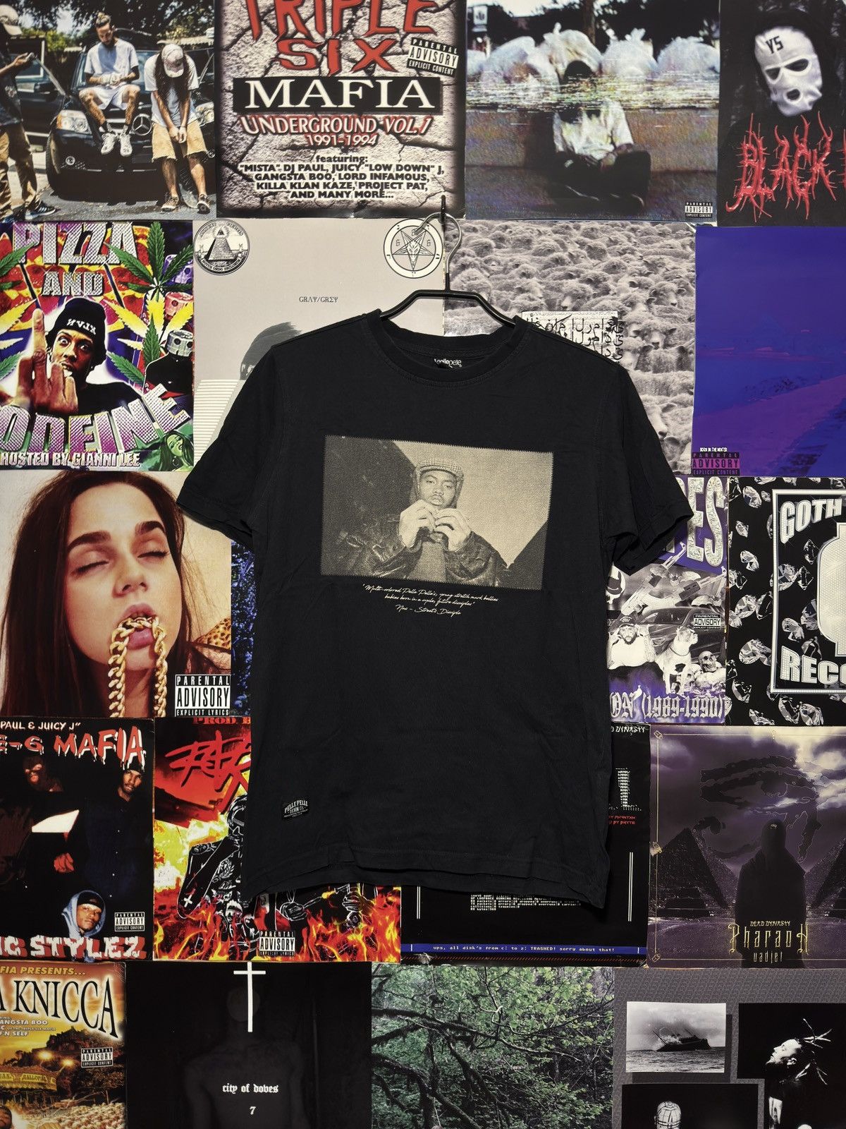 Pelle Pelle Vintage Pele Pele x Nas Rap Tee Size US M / EU 48-50 / 2 - 1 Thumbnail