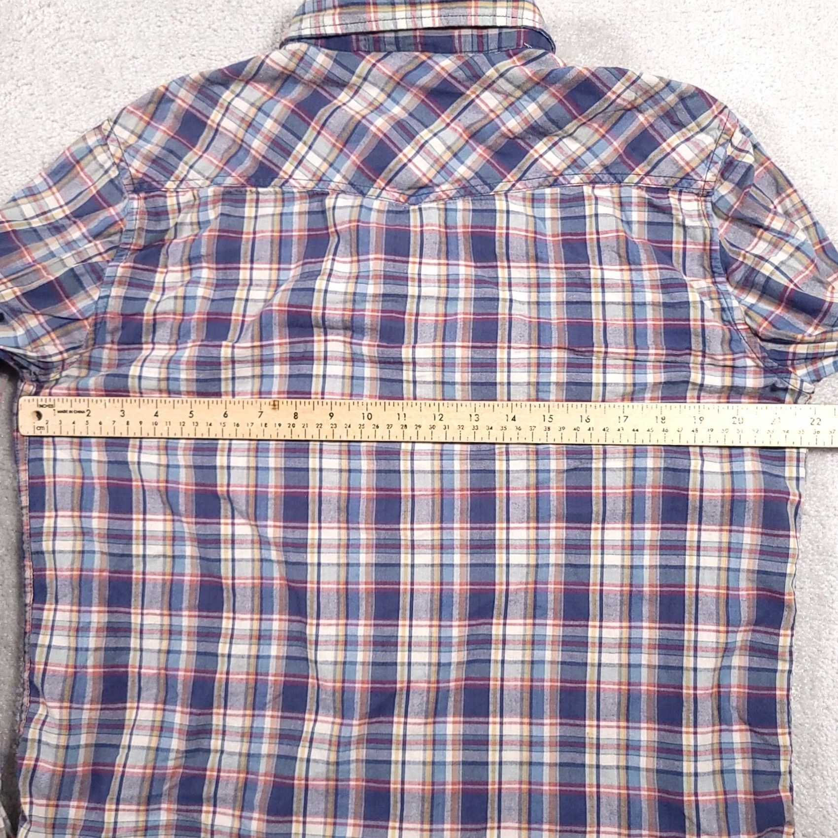 Mambo Mambo Australia Snap-Up Shirt Western Flannel Long Sleeve 100% Cotton Mens Large Size US L / EU 52-54 / 3 - 7 Thumbnail