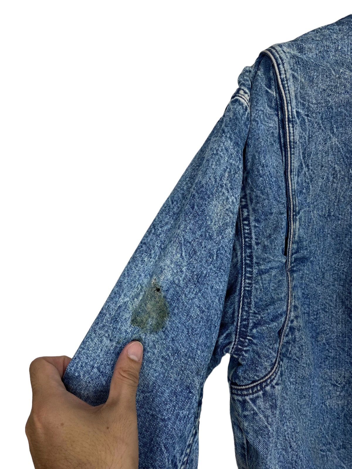 Edwin Rare‼️ Vintage Edwin Denim DISTRESSED Jacket Size US M / EU 48-50 / 2 - 11 Thumbnail