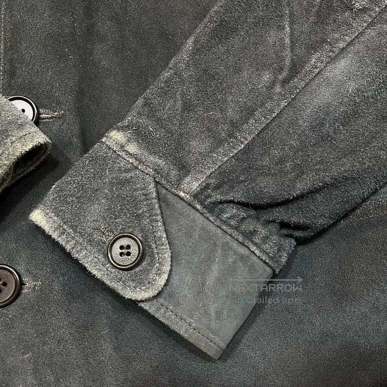 RRL Ralph Lauren RRL Indigo Dyed Suede Leather Jacket . Size US M / EU 48-50 / 2 - 5 Thumbnail