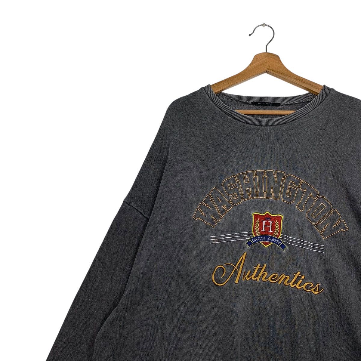 Japanese Brand Washington United States Crewneck Sweatshirt Size US M / EU 48-50 / 2 - 6 Thumbnail