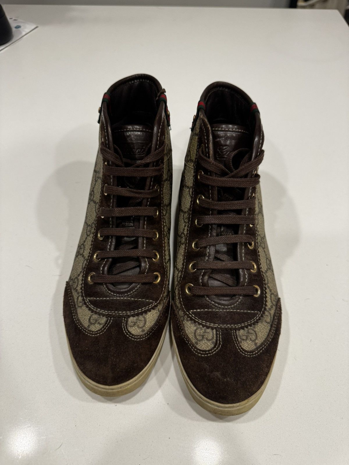 Gucci GUCCI HIGH TOO SNEAKER Size US 8 / IT 38 - 1 Thumbnail