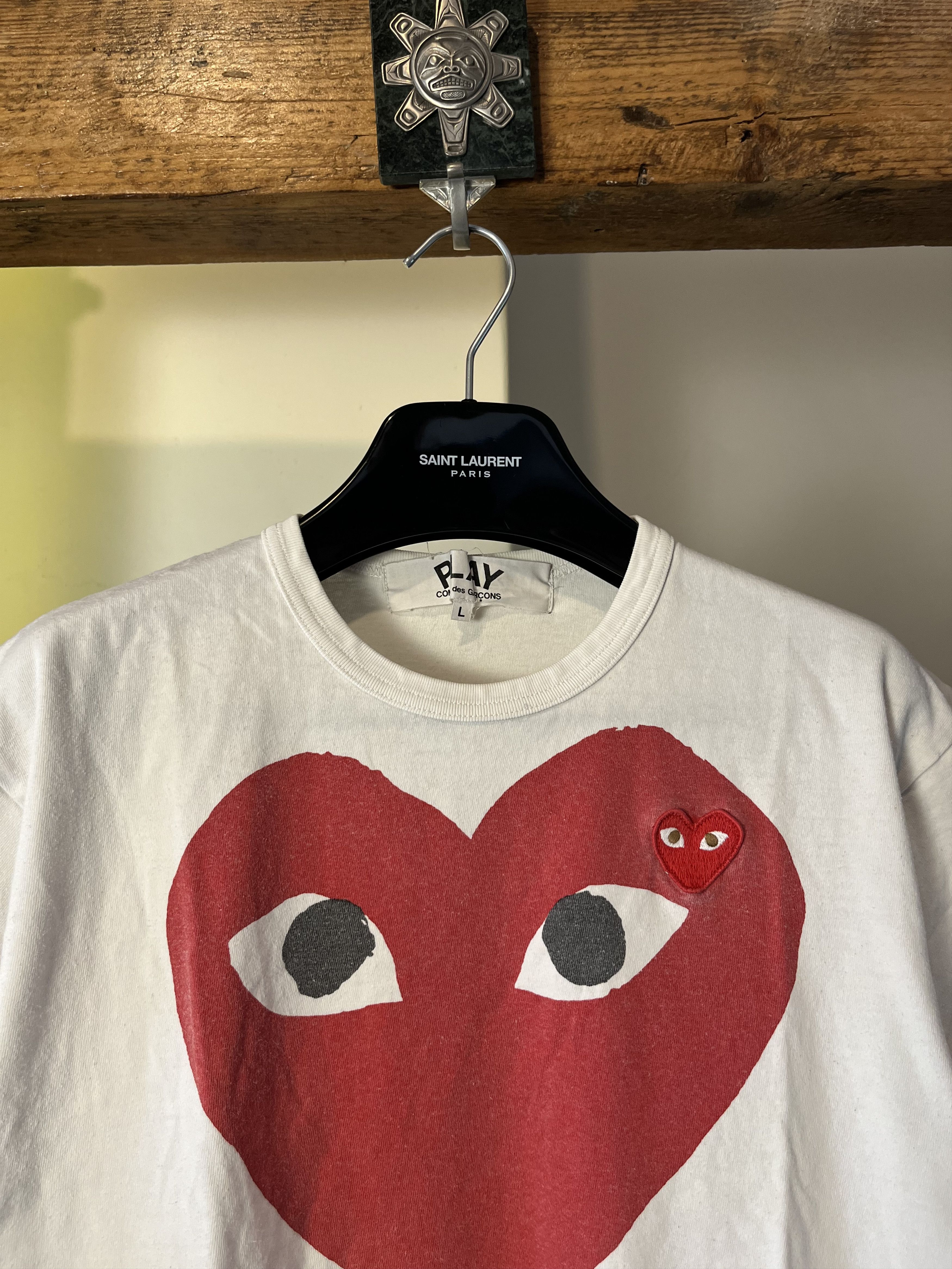 Comme des Garcons PLAY Play Comme des Garçons Big Logo Heart Made in Japan Size US L / EU 52-54 / 3 - 3 Thumbnail