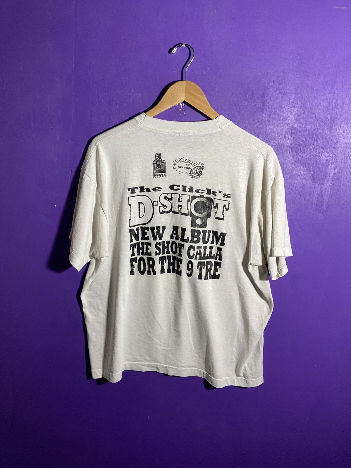 Rap Tees × Vintage Vintage 1993 D-Shot call me on the under t-shirt Size US XL / EU 56 / 4 - 2 Thumbnail