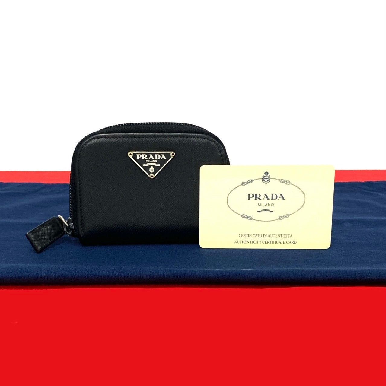 Prada Prada Black Leather Size ONE SIZE - 1 Thumbnail