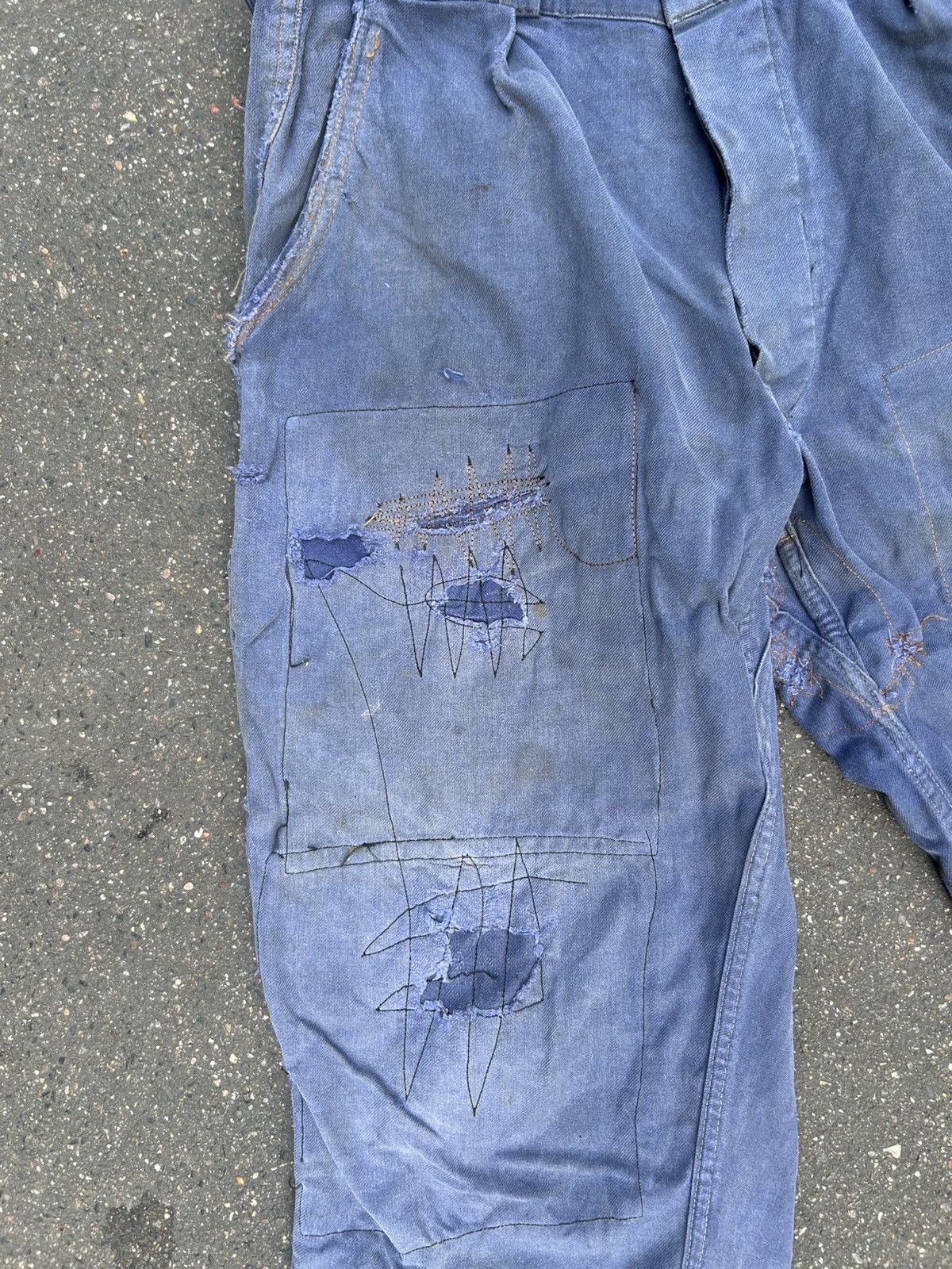 Other Old French blue work pants Size US 34 / EU 50 - 4 Thumbnail