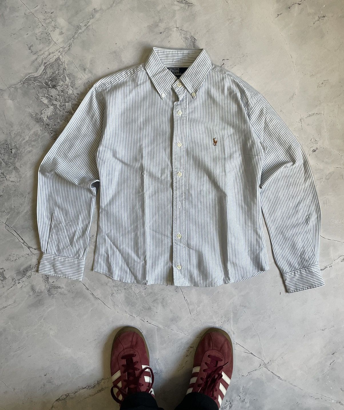 Vintage Ralph Lauren Stripes Short Shirt
