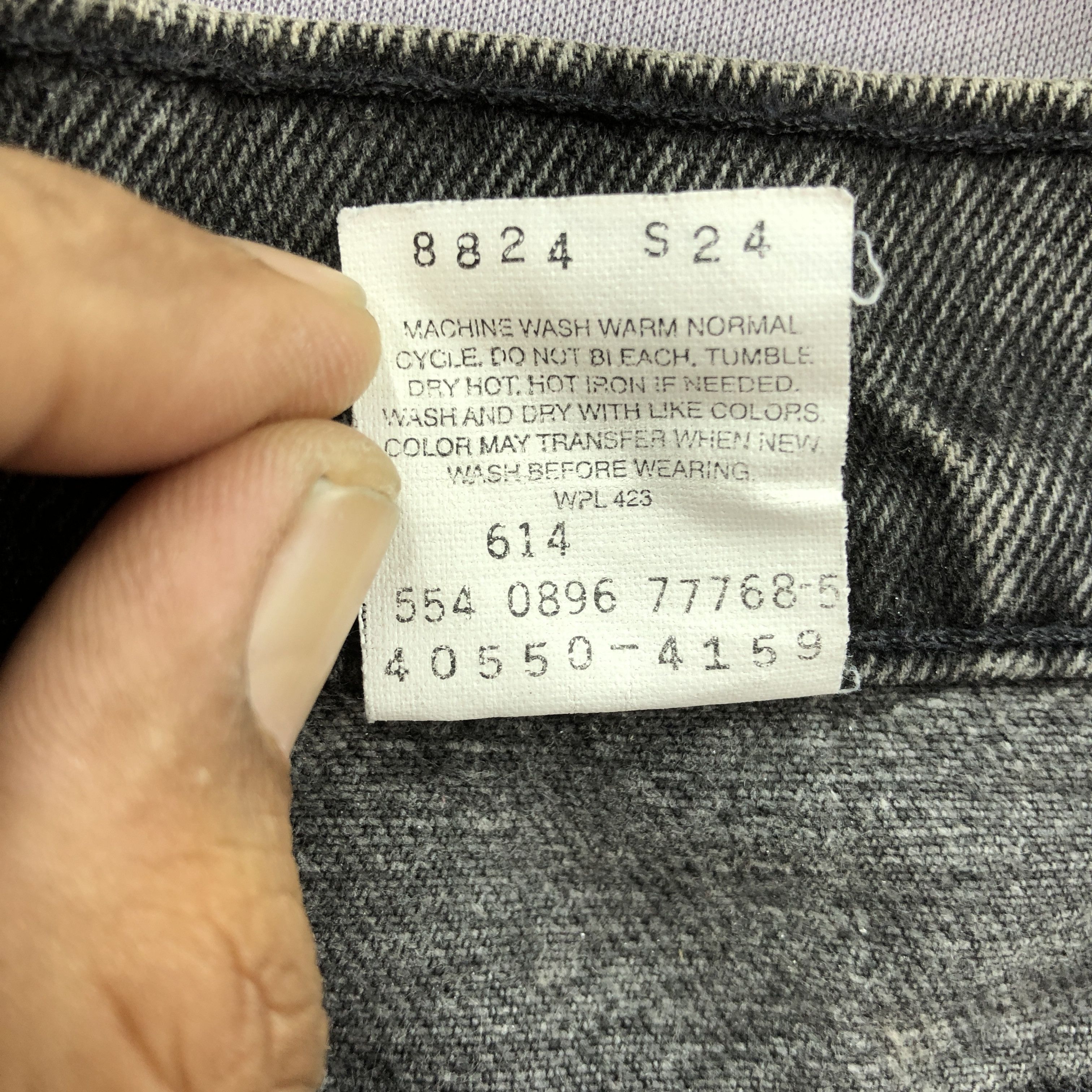 Levi's Vintage Levis 550 Faded Black Jeans Levi's Orange Tab Denim Size 26" / US 2 / IT 38 - 11 Thumbnail