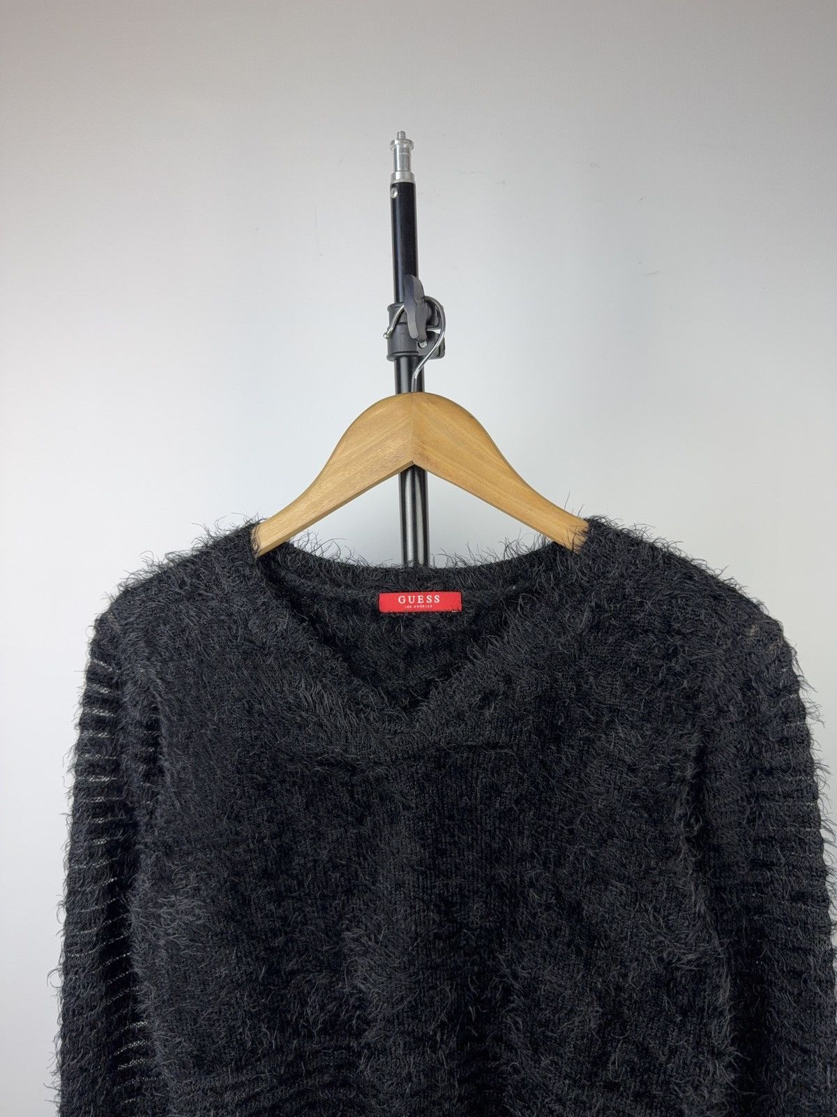 Guess Designer Avant Garde Fluffy Mohair Guess long sleeve seater Size M / US 6-8 / IT 42-44 - 2 Thumbnail