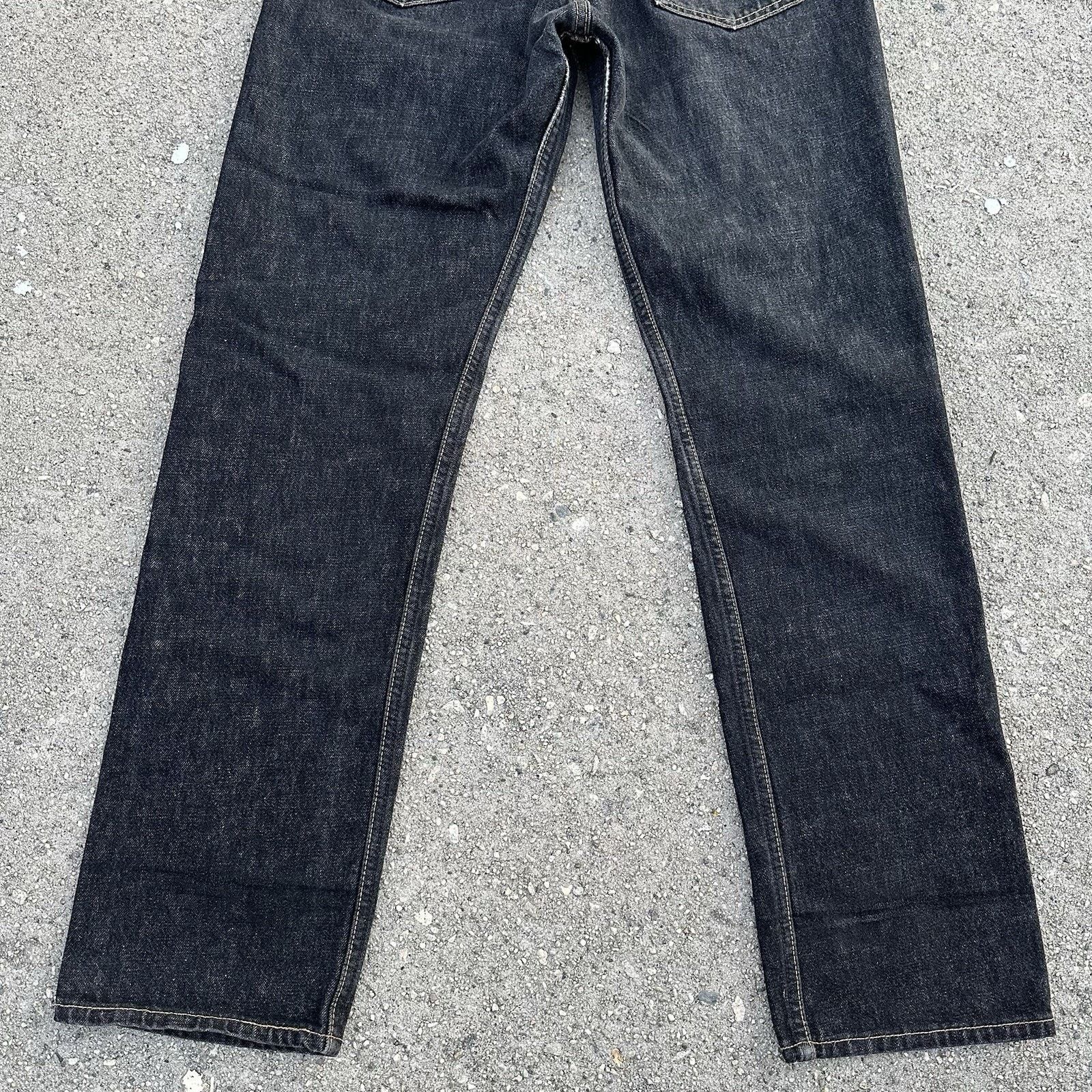 Essentials × Levi's × Vintage Vintage 90s Levi’s 501 Straight Black Denim Jeans 32x32 Size US 32 / EU 48 - 6 Thumbnail
