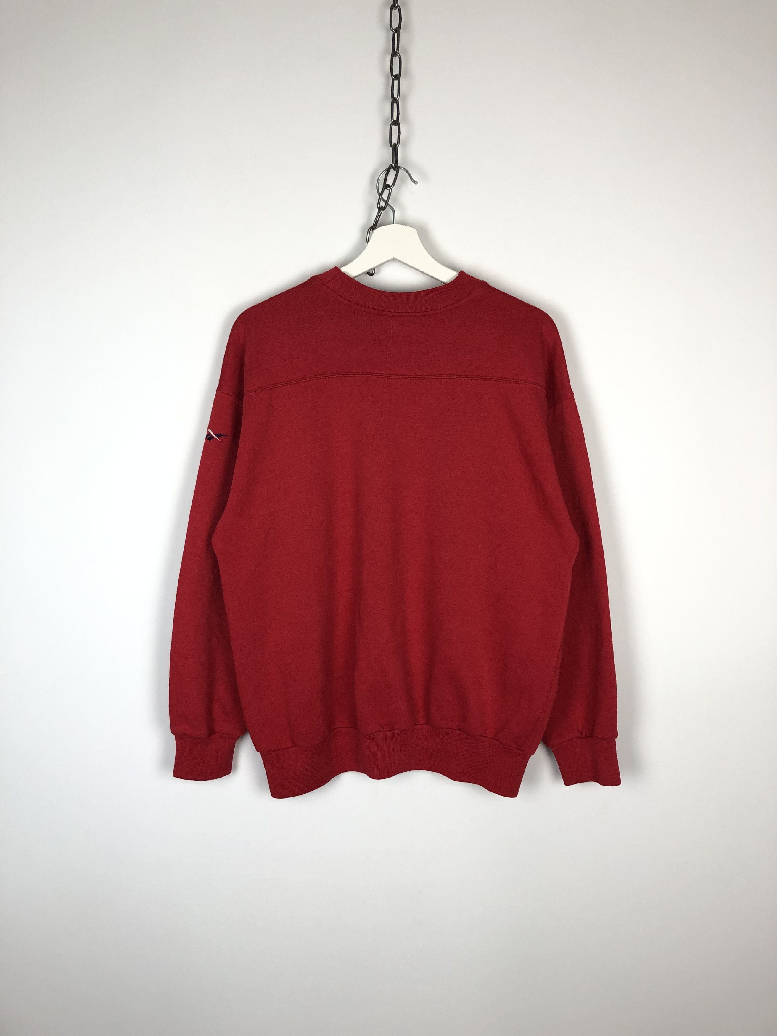 Reebok Reebok Vintage Sweathsirt Crewneck Logo Red size S Size US S / EU 44-46 / 1 - 7 Thumbnail