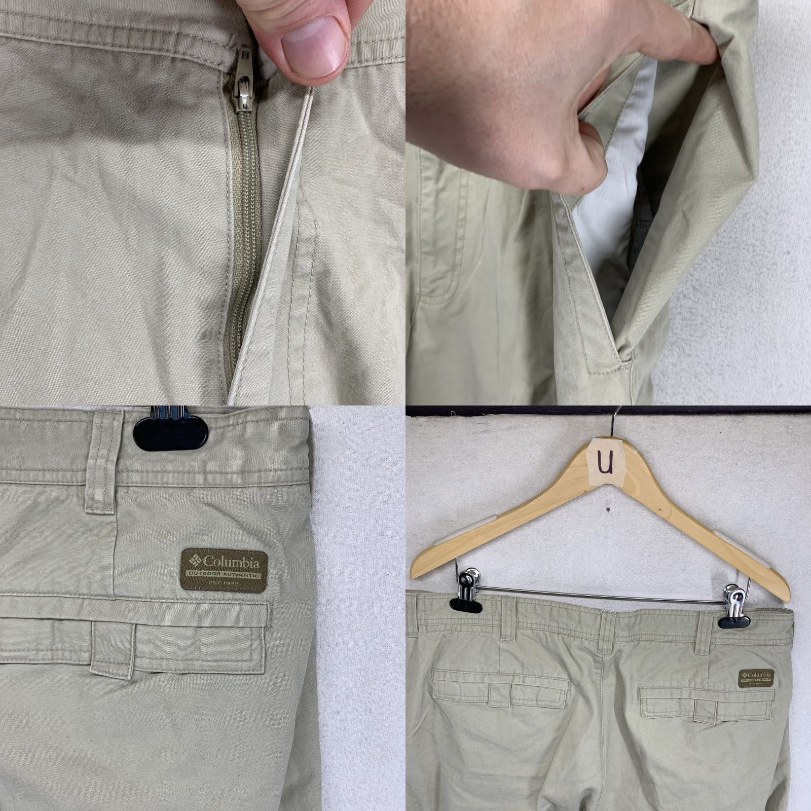 Vintage VINTAGE Columbia Men's Pants Khakis Casual Hiking Workwear 38x30 Beige Cotton Size US 38 / EU 54 - 8 Thumbnail