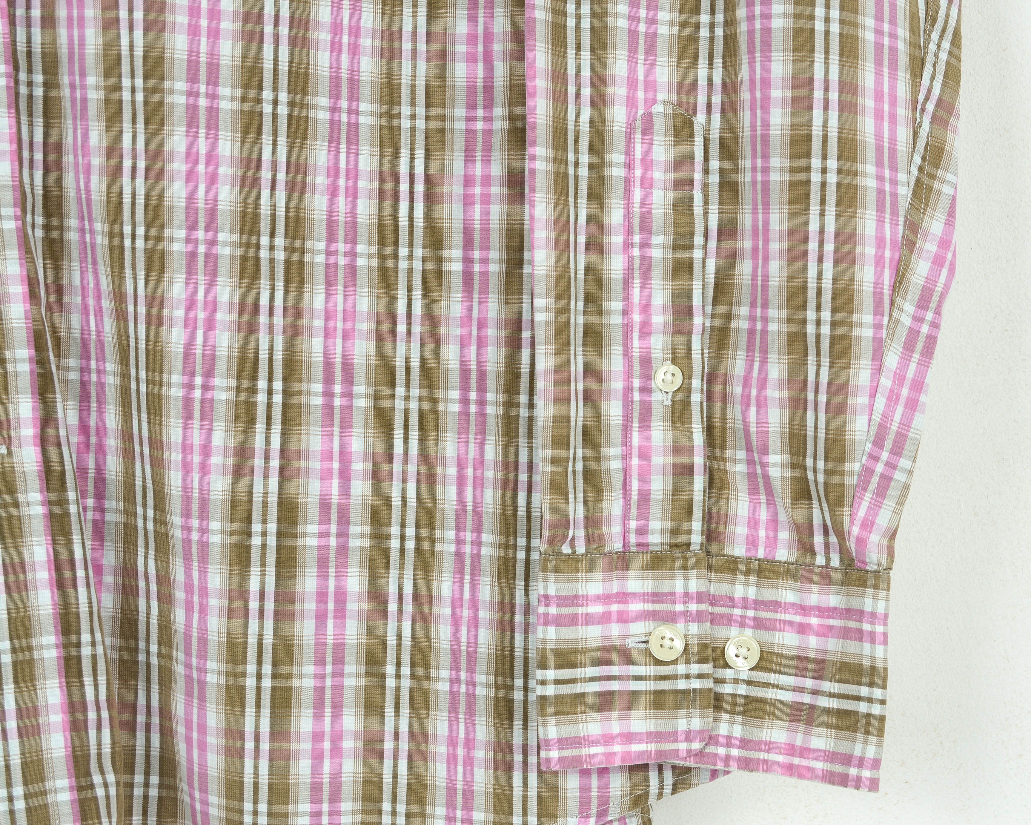 Gant Noyack Poplin XL Shirt Button Long Sleeve Check Plaid Tartan Size US XL / EU 56 / 4 - 4 Thumbnail