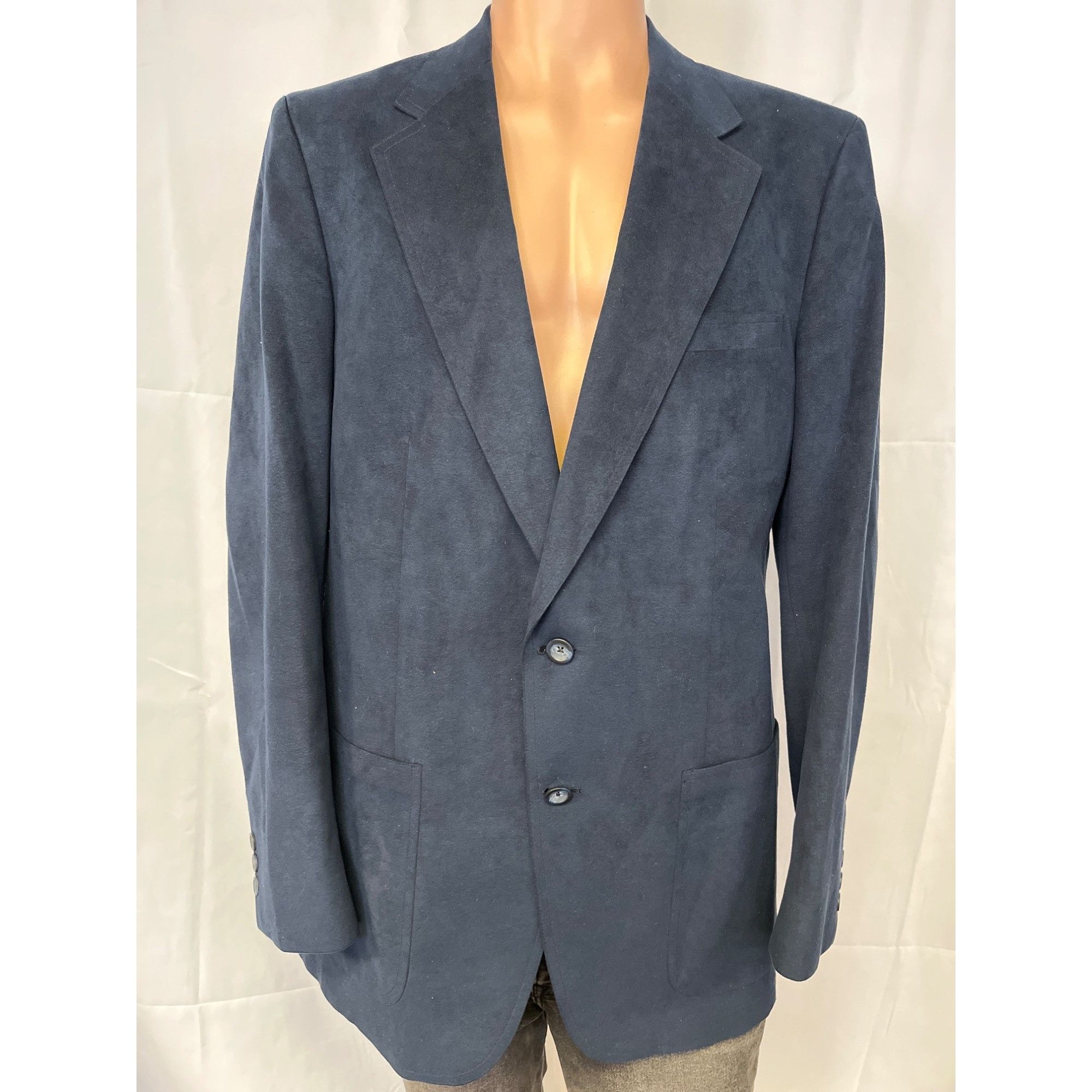 Saks Fifth Avenue Saks Fifth Avenue Men's Blue Blazer/Sports Coat Size XL SKU Size 44R - 1 Thumbnail