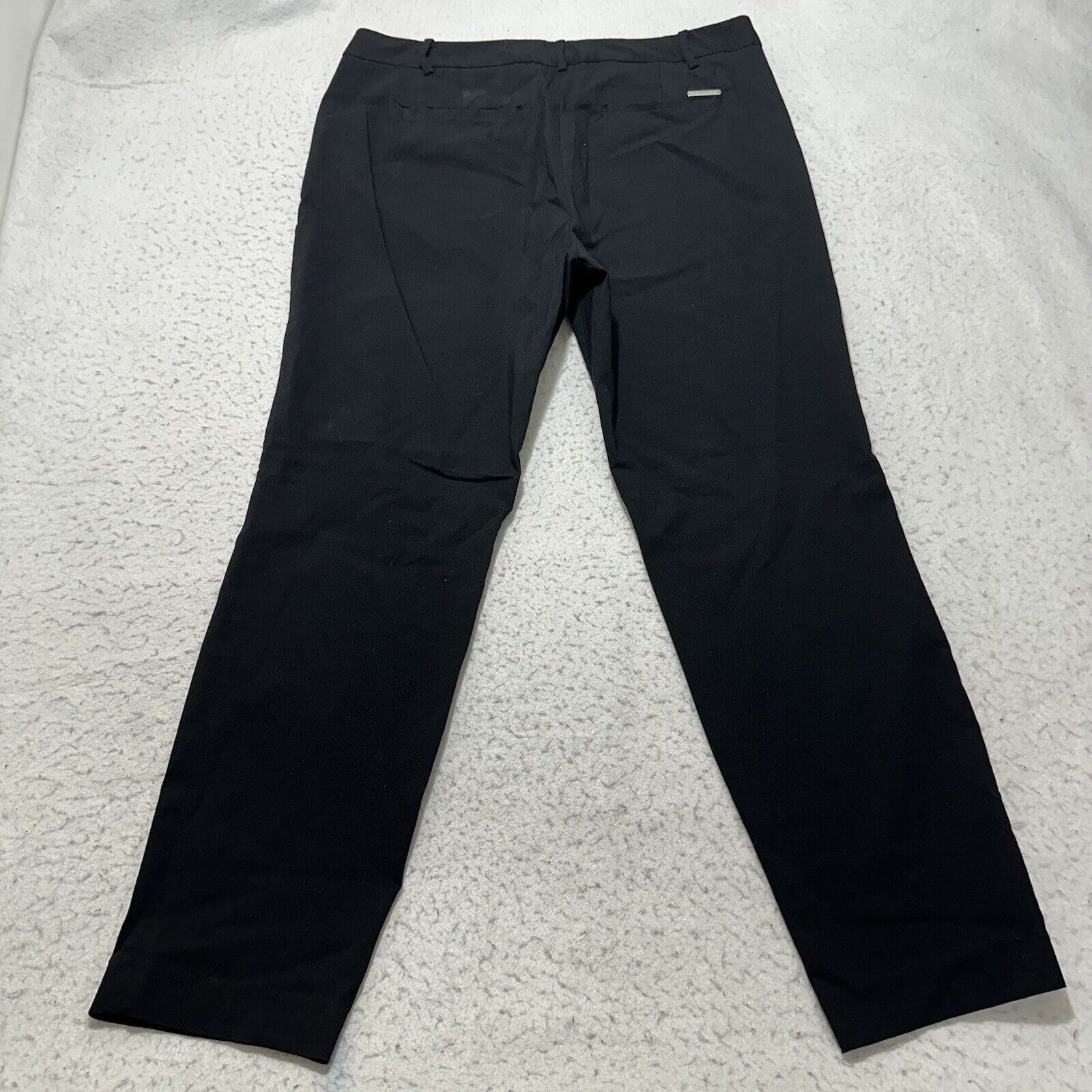 Michael Kors Michael Kors 12 Flat Front Black Dress Pants 27" Inseam Size 34" / US 12 / IT 48 - 7 Thumbnail
