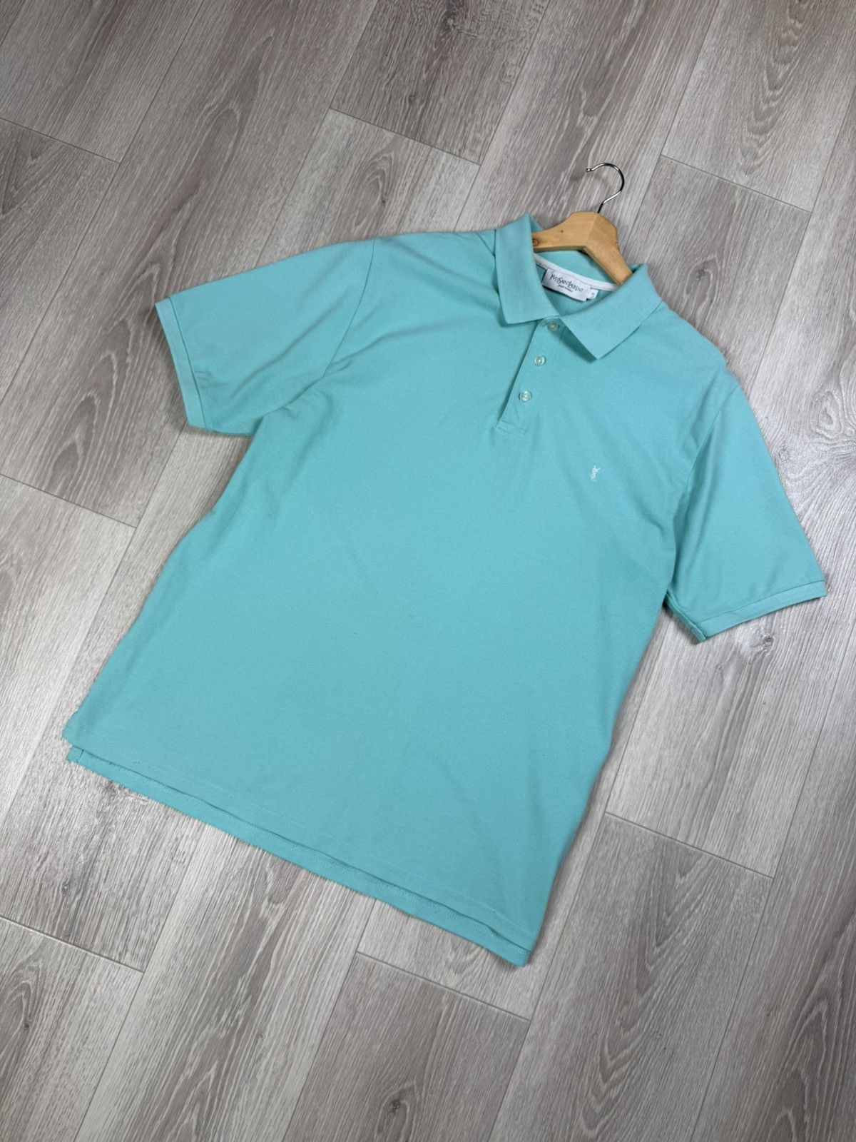 Yves Saint Laurent Vintage Yves Saint Laurent Polos Shirt YSL Logo Size XL Size US XL / EU 56 / 4 - 3 Thumbnail