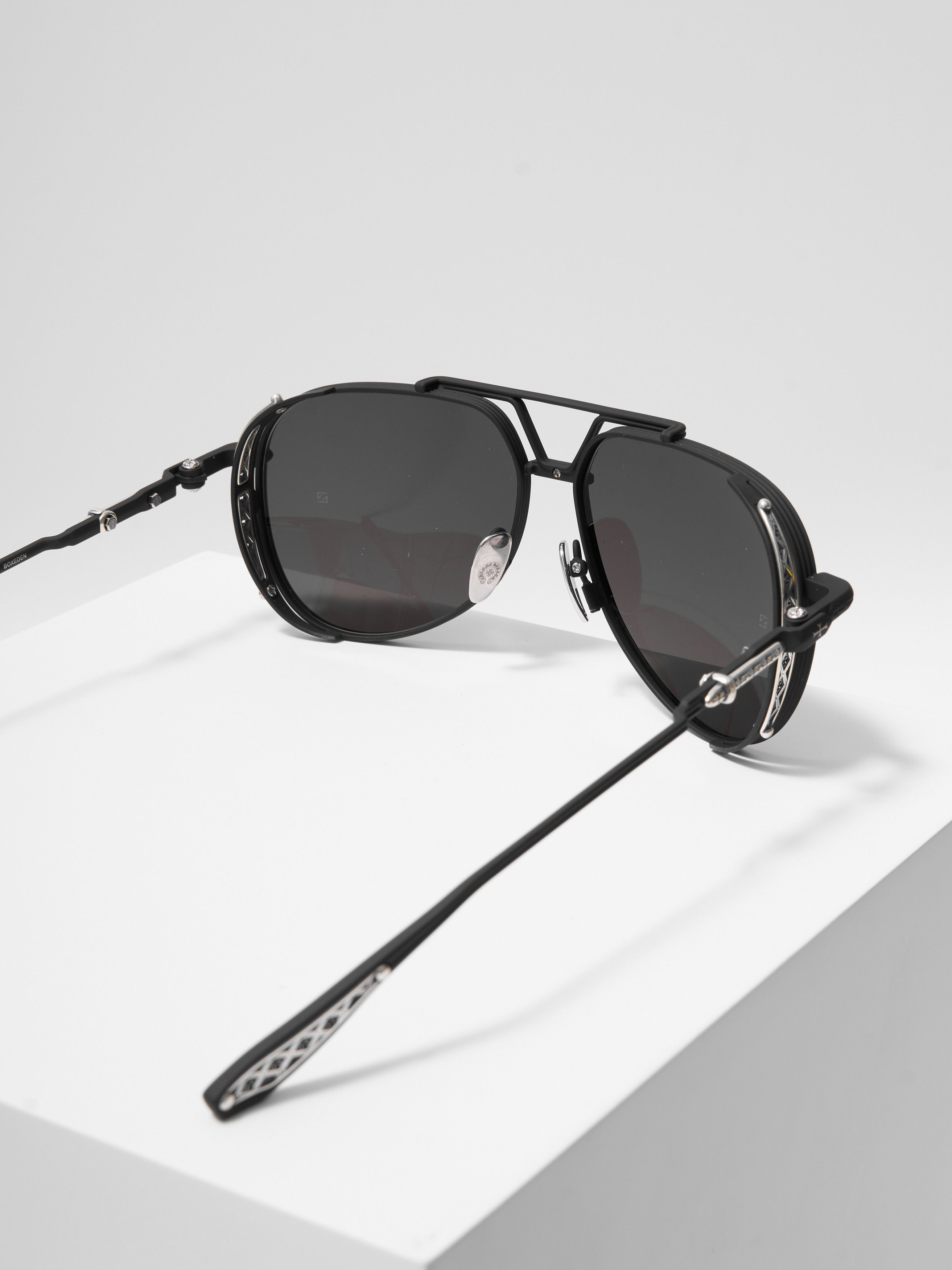 Chrome Hearts CHROME HEARTS BOXEDEN MATTE BLACK/SHINY SILVER Size ONE SIZE - 11 Thumbnail