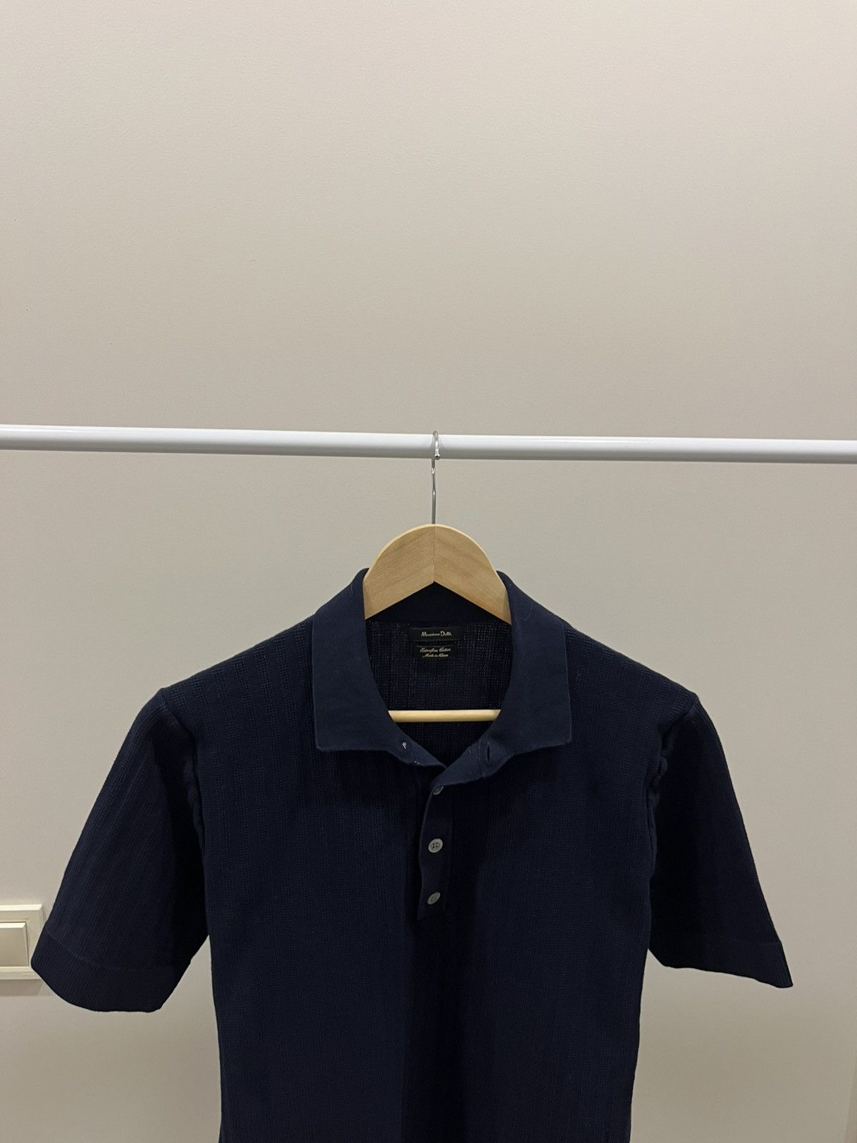 Japanese Brand Vintage Massimo Dutti Luxury Blue Polo T Shirt Casual Size US M / EU 48-50 / 2 - 2 Thumbnail